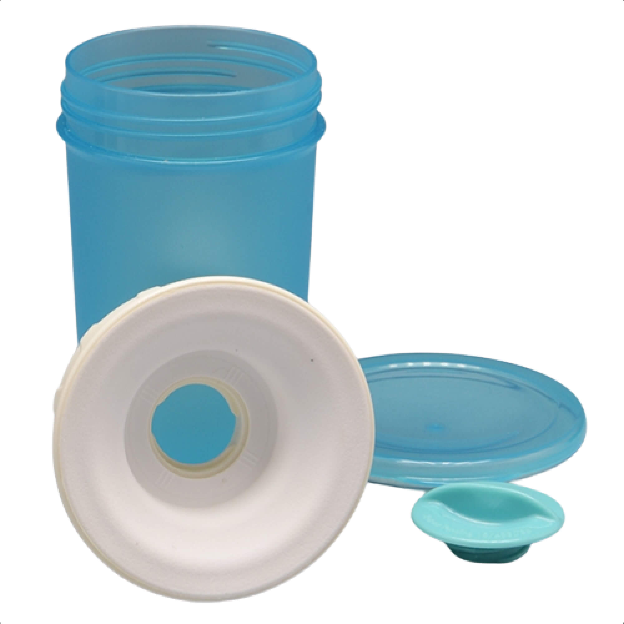 Copo 360º 300ml Azul Não Derrama Transição Infantil Bebê Livre de BPA Sport KaBaby - 1235A