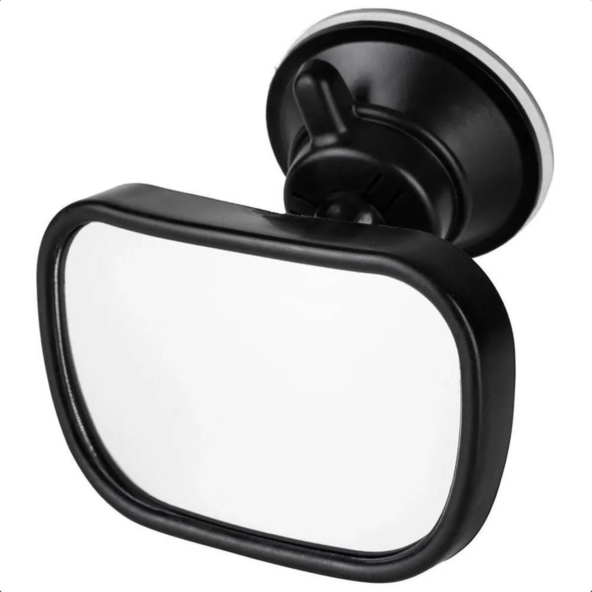 Espelho Retrovisor Para Banco Traseiro Monitore o Bebê c/ Ventosa/Prendedor Preto Kababy 16501P