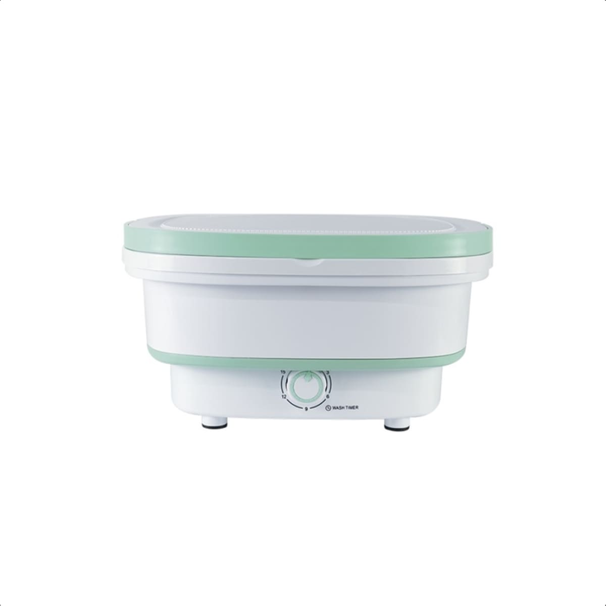 Mini Maquina de Lavar Dobrável 110V Portátil até 1,8kg com regulagem de tempo e saída de água direcional KaBaby 11300C