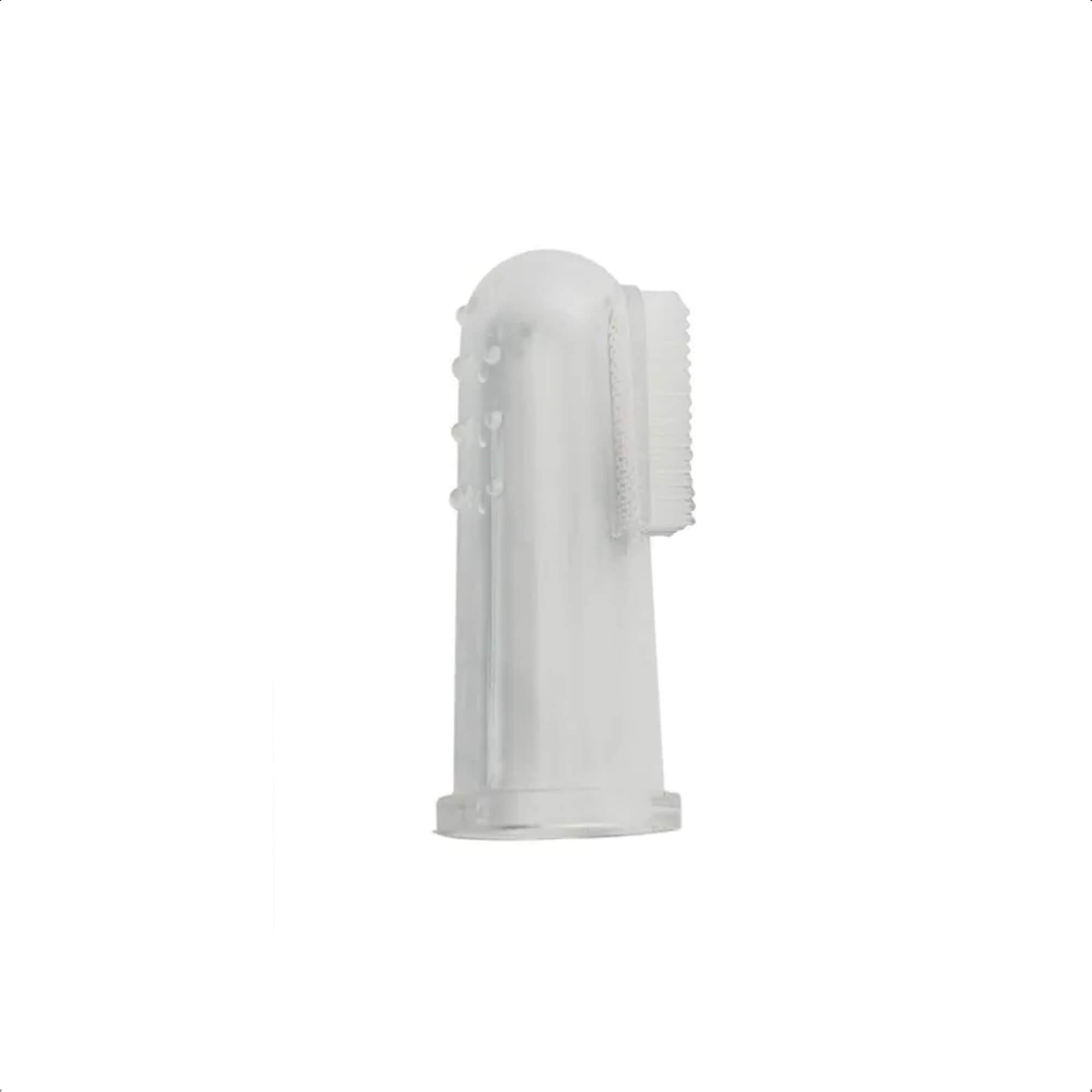 Massageador de Gengiva Infantil Silicone Com Case Higiênica Antialérgico e Atóxico Conforto Alívio Verde KaBaby - 20010V