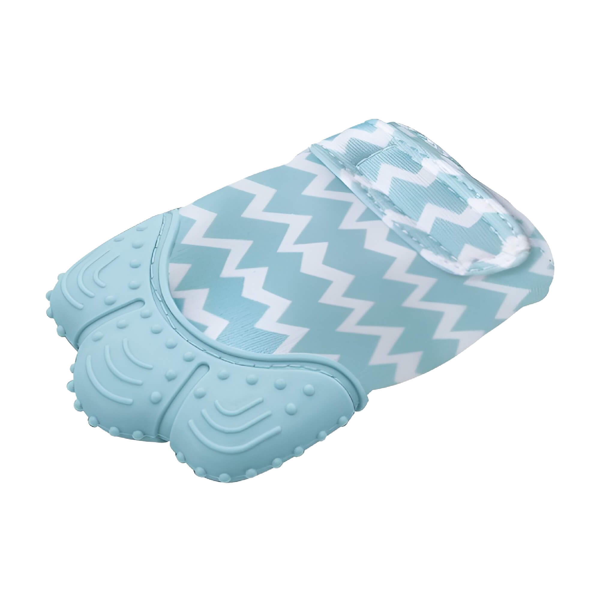 Mordedor Luvinha p/ Bebê c/ Ponteira de Silicone c/ Som Lavável Livre de BPA Azul Kababy - 1226A