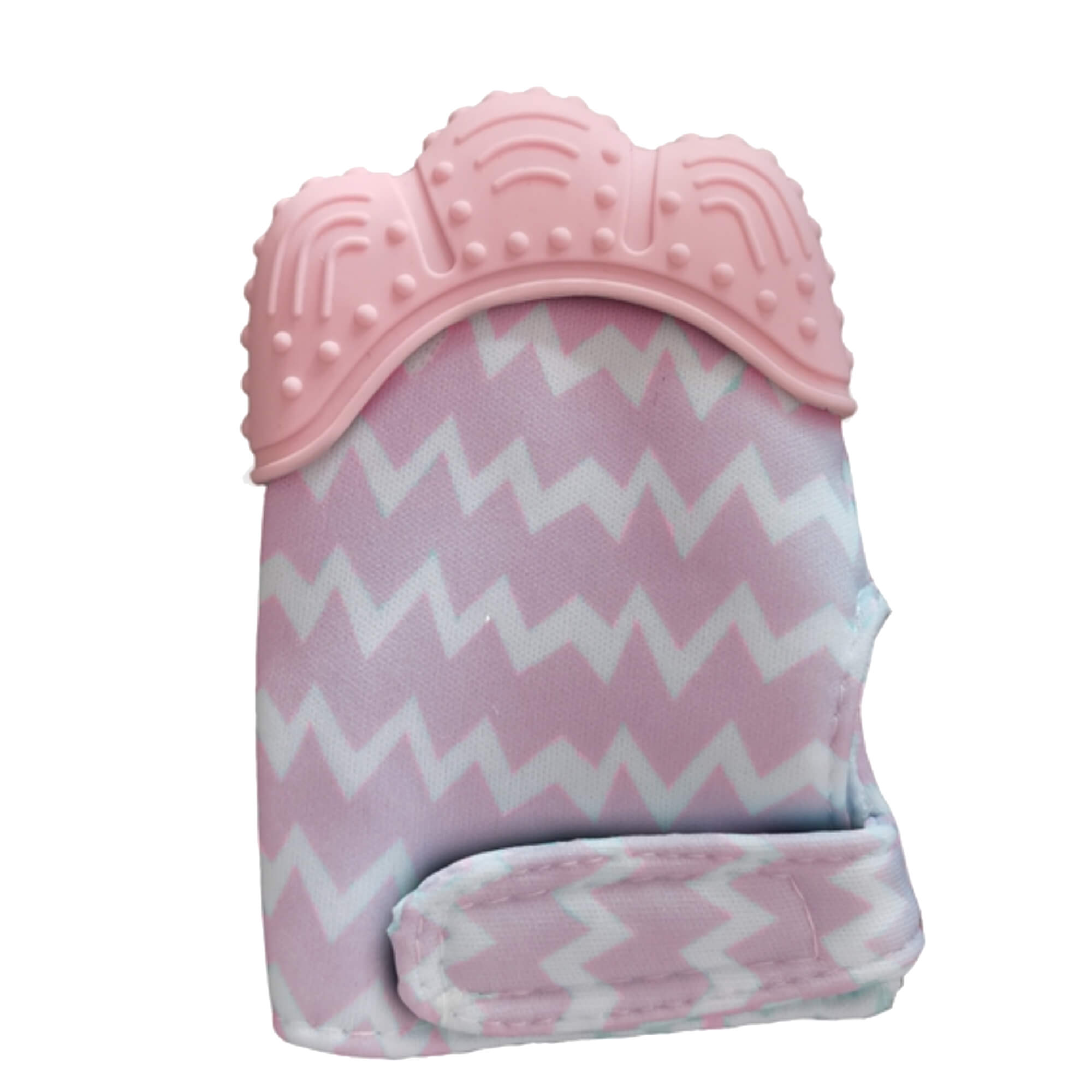 Mordedor Luvinha p/ Bebê c/ ponteira de silicone c/ som Lavável Livre de BPA Rosa KaBaby - 1226R