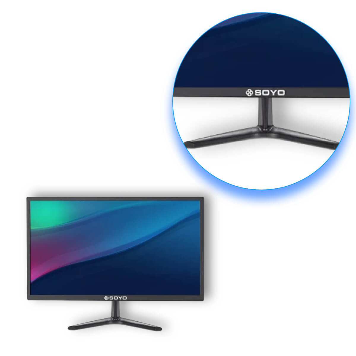 Monitor Led Soyo 19" Widescreen HD HDMI/VGA - SM190-L02