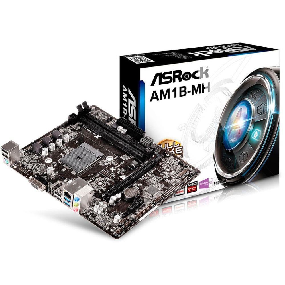 Placa Mãe Asrock AM1B-MH DDR3 AM1 HDMI/D-SUB