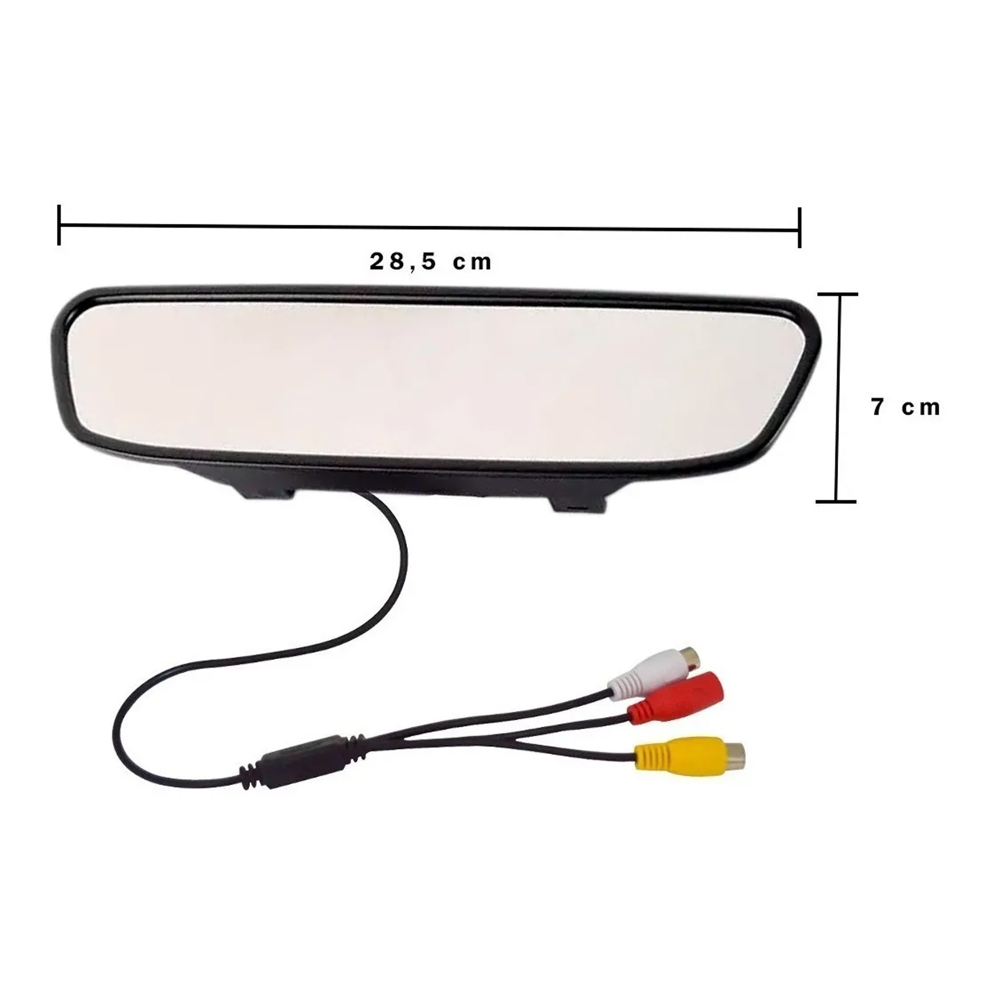 Retrovisor com Tela / Entrada 2 RCA de Vídeo RS350BR MI Roadstar