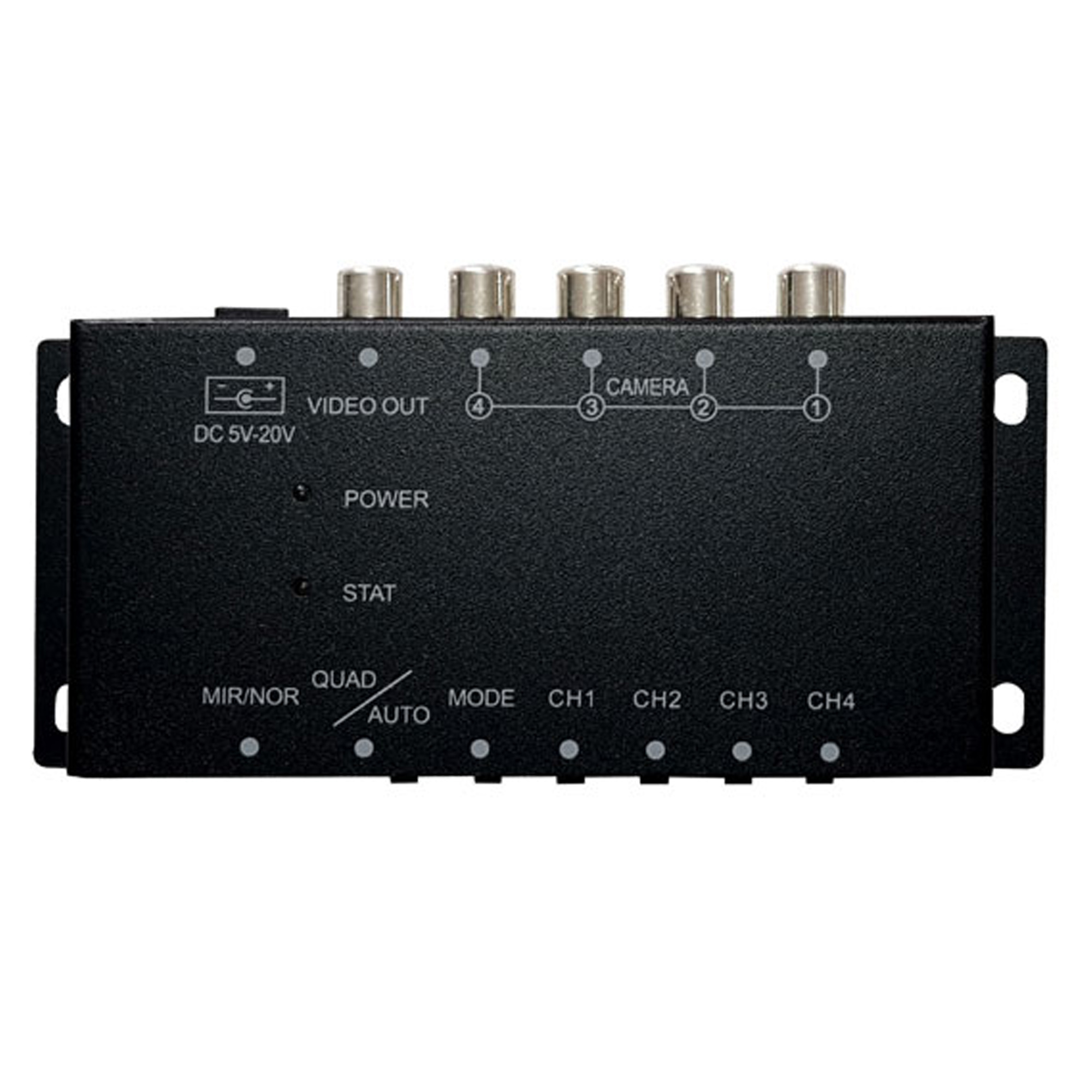 DVR Sem Função de Gravador / Comutador para 4 Câmeras de Estacionamento Veicular RS1088BR MI