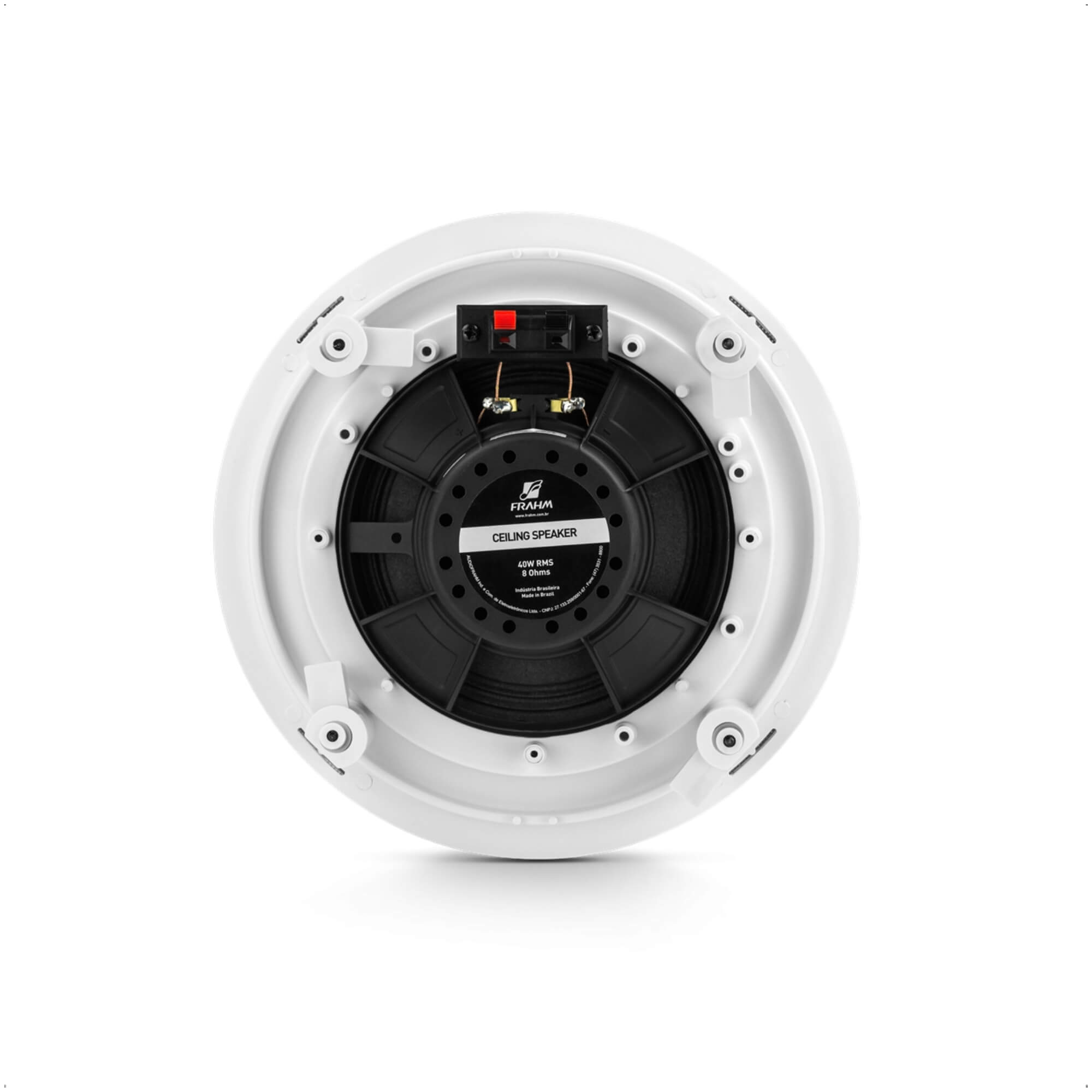 Caixa de Som Arandela Redonda 40W 8 Ohms Frahm CS 6 Polegadas Branca FR 40 R - 31822