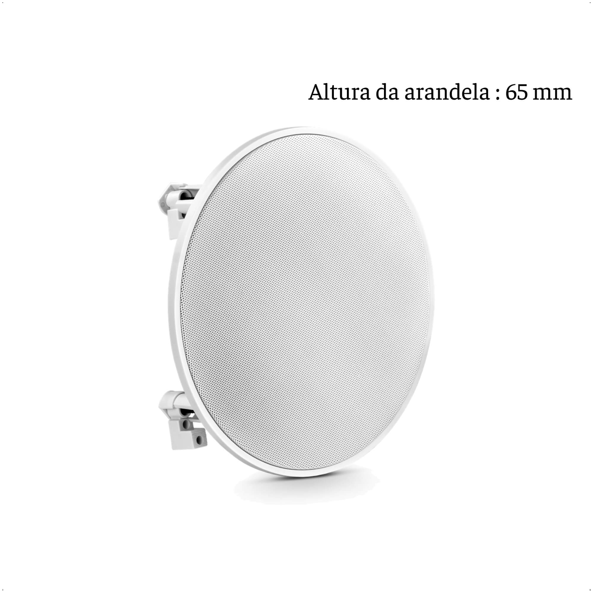 Caixa de Som Arandela Redonda 40W 8 Ohms Frahm CS 6 Polegadas Branca FR 40 R - 31822