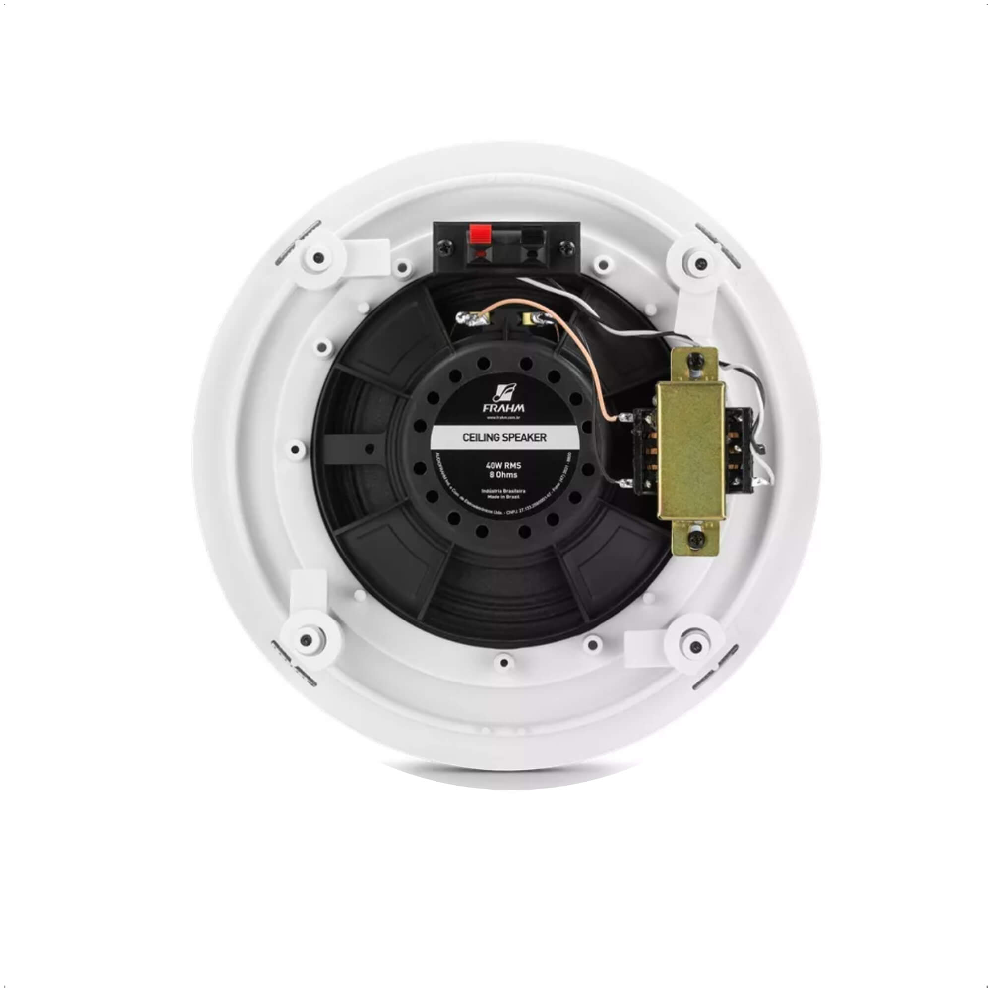 Caixa de Som Arandela Redonda 40W 8 Ohms Frahm CS 6 Polegadas Tweeter Piezo/Elétrico - 31553