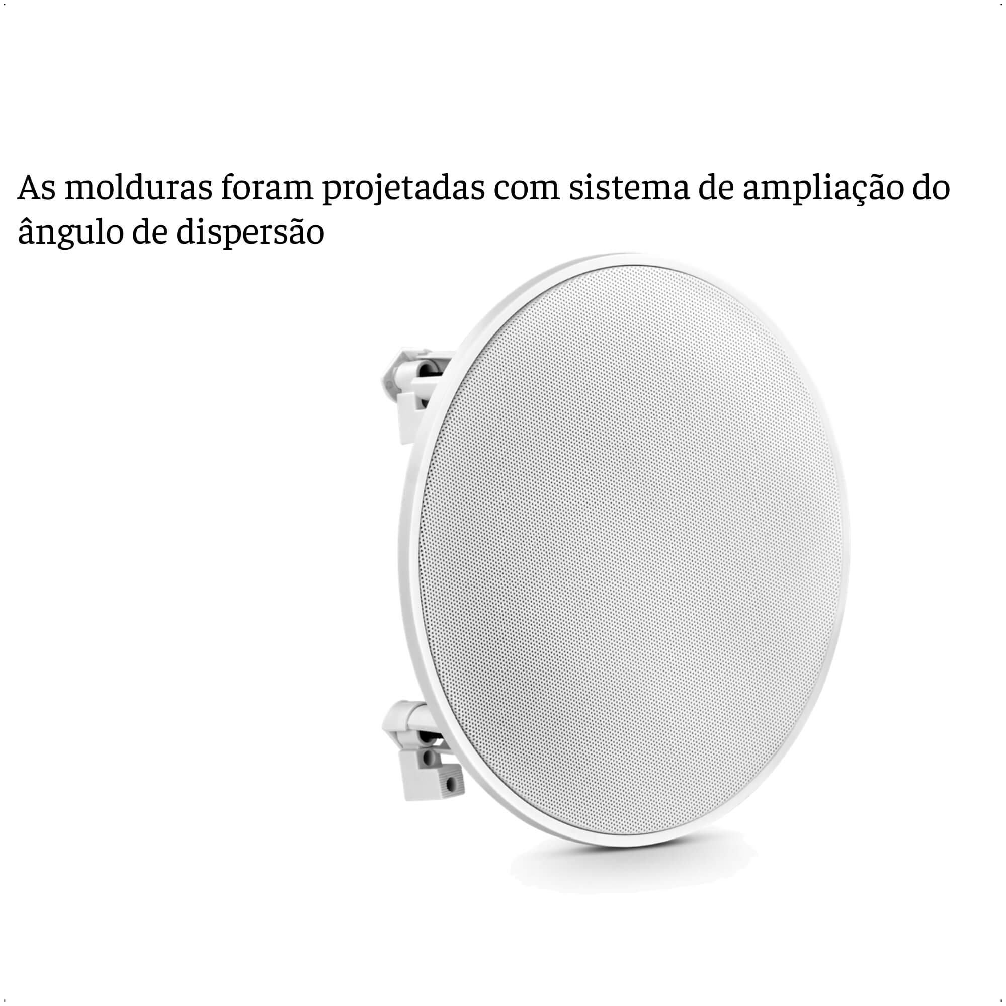 Caixa de Som Arandela Redonda 40W 8 Ohms Frahm CS 6 Polegadas Tweeter Piezo/Elétrico - 31553
