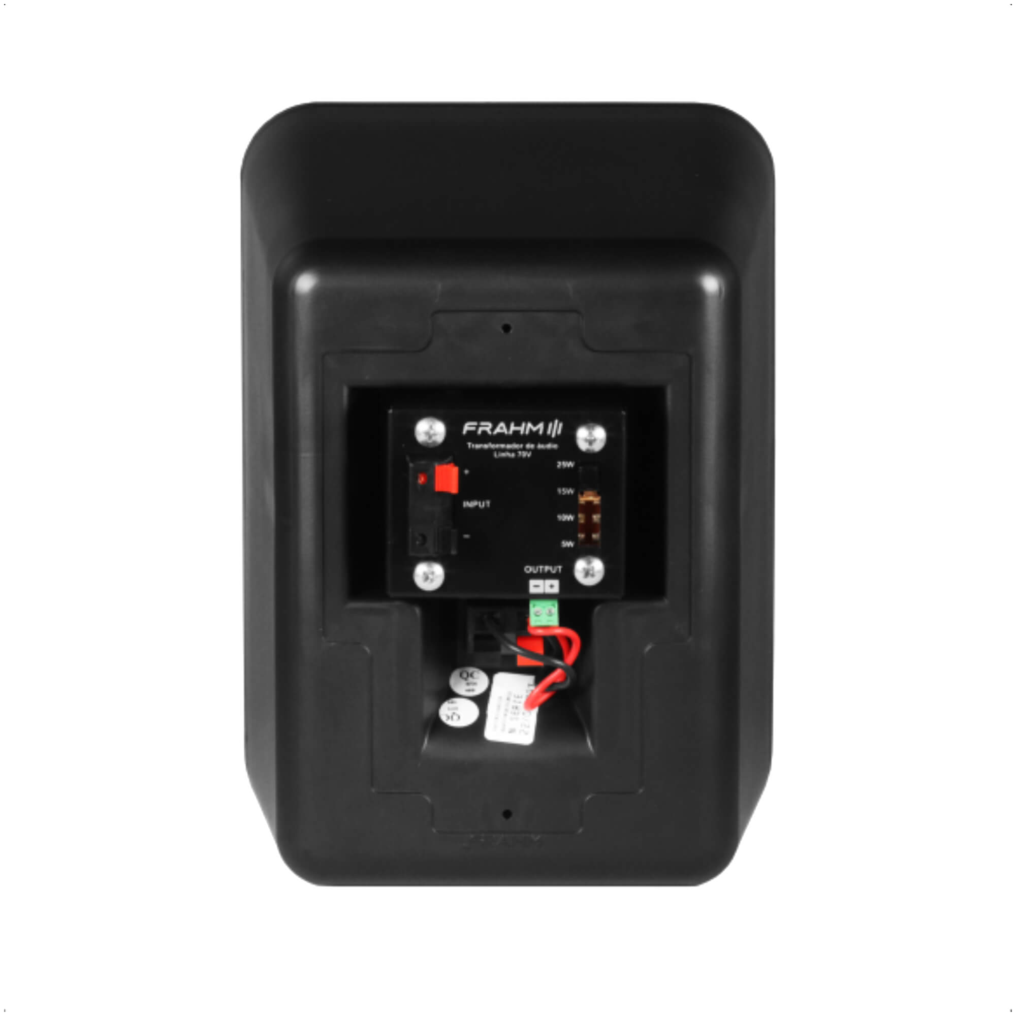 Par de Caixas de Som Passiva Outdoor Frahm 80W RMS 8 Ohms 5 Polegadas CS Linha 70V Trafo-32144