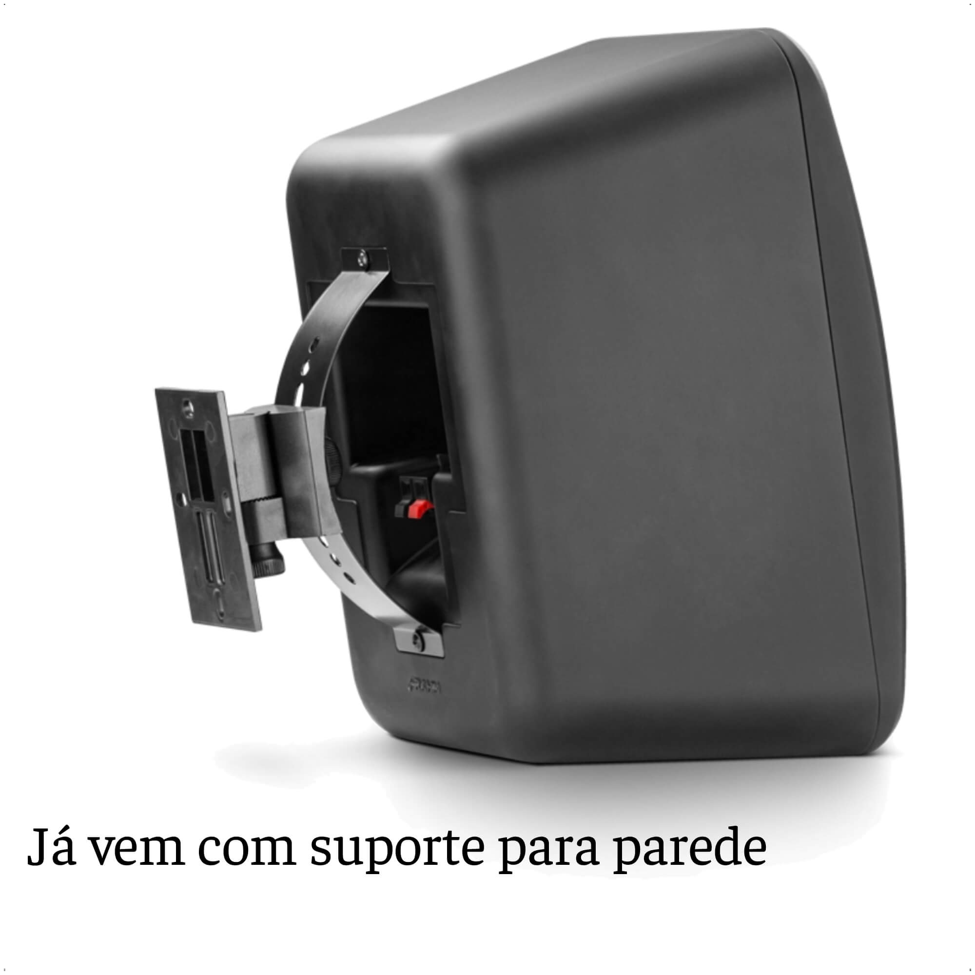 Par de Caixas de Som Outdoor Passiva Acústica Frahm 120W RMS 8 Ohms HS5 91dB Preta - 31863