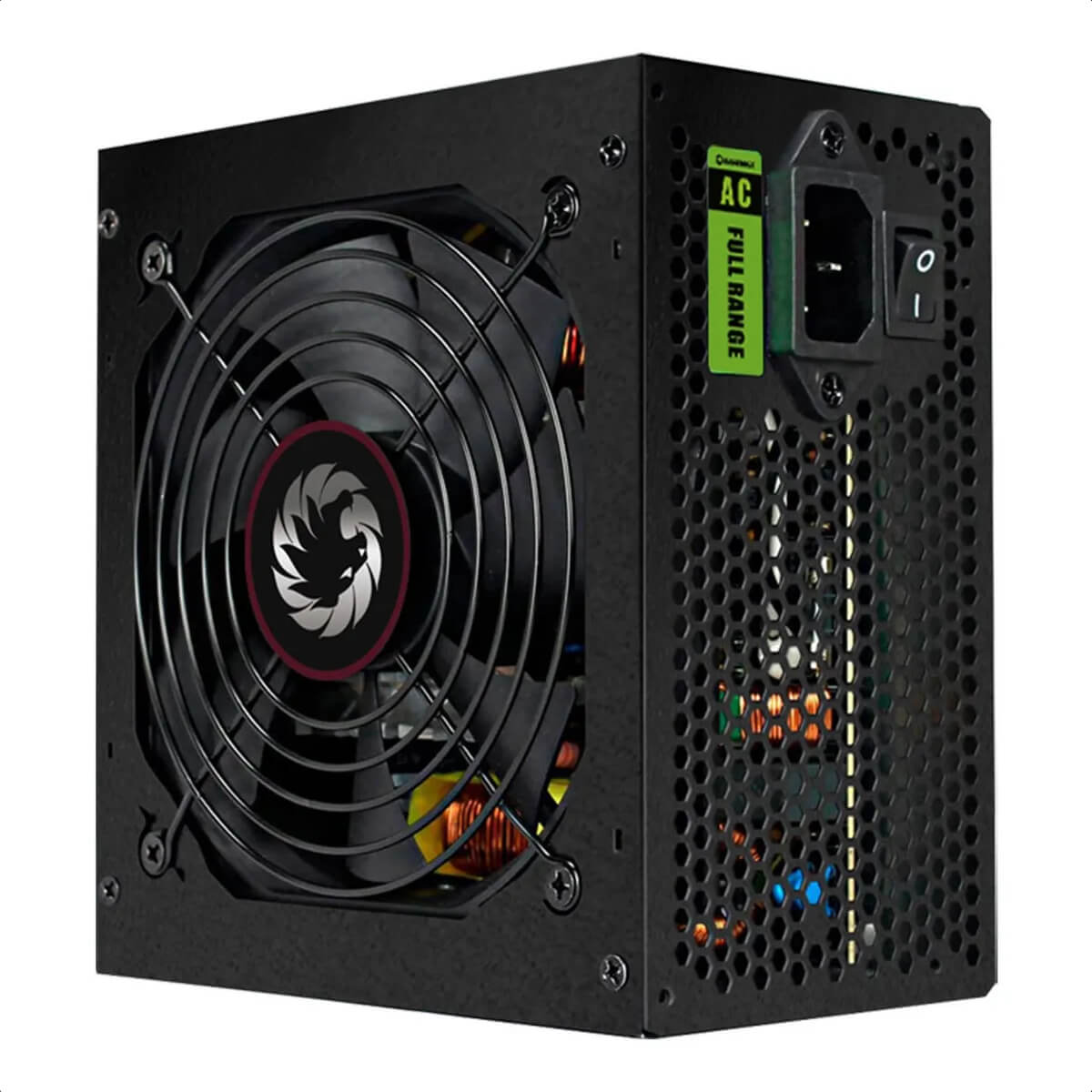 Fonte Gamer ATX 750W Preta 80 Plus Bronze 50-60Hz Auto Range 110-240V - Gamemax GP750