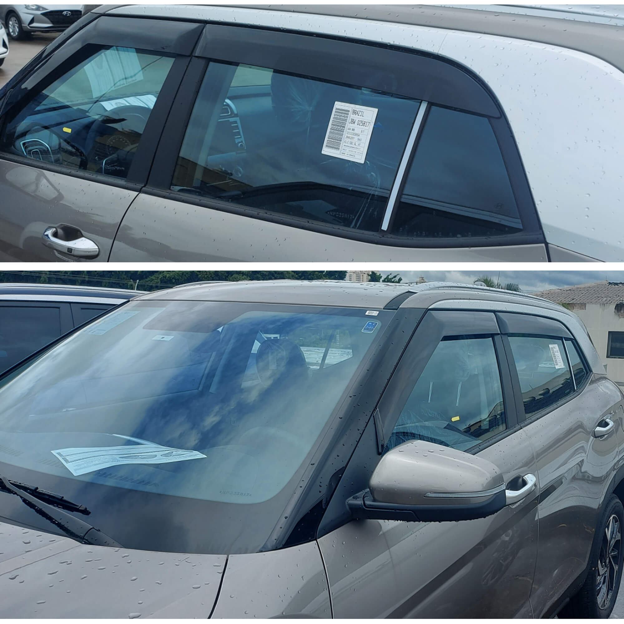 Calha de Chuva Creta 2021/2026 Nova Geração, 4 portas, Modelo Inteiriça/Slim - TG Poli 25.010