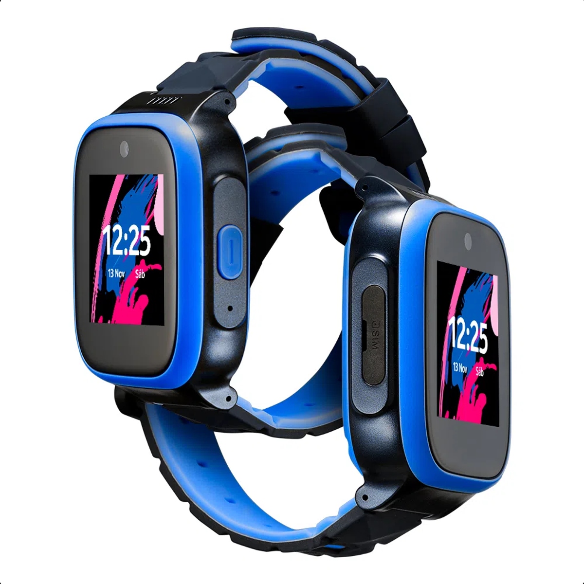 Smartwatch Infantil Multilaser Kid Watch 4G Controle Parental Contador de Passos Wi-Fi Azul P9200