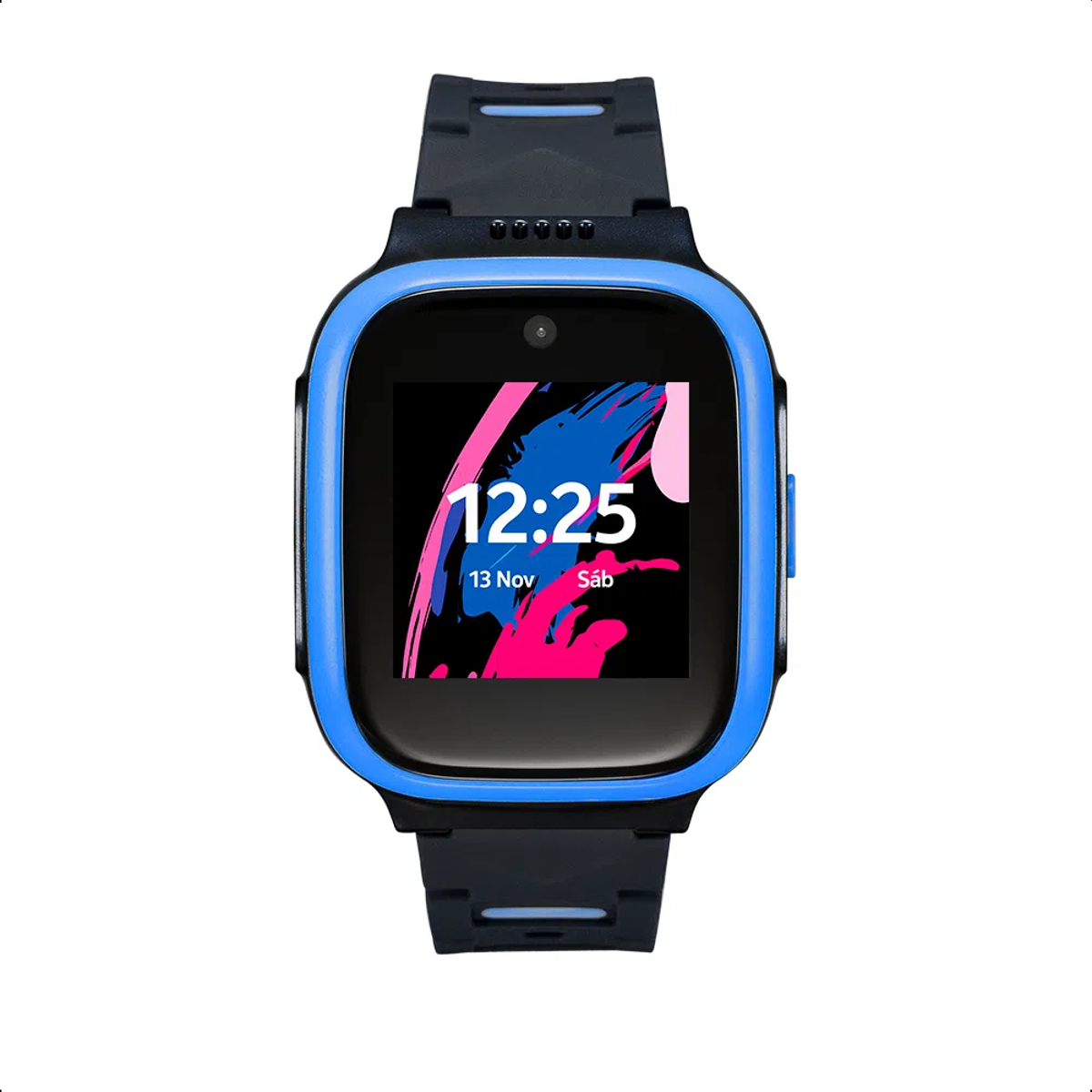Smartwatch Infantil Multilaser Kid Watch 4G Controle Parental Contador de Passos Wi-Fi Azul P9200