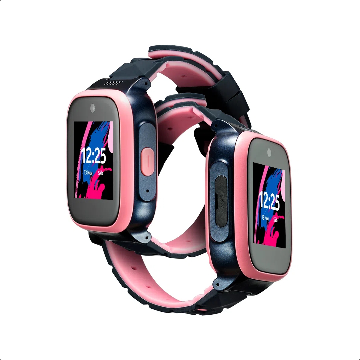 Smartwatch Infantil Multilaser Kid Watch 4G Controle Parental Contador de Passos Wi-Fi Rosa P9201