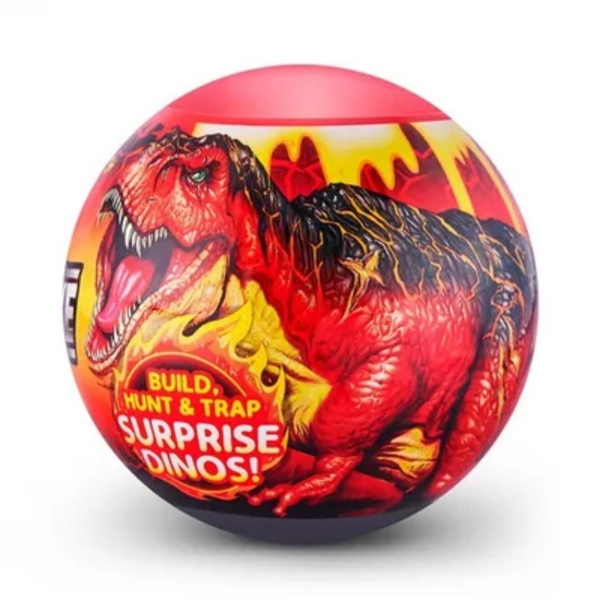 Dino Strike 5 Surprise Xalingo 5 Peças para Montar e 1 Guia de Colecionador +3 anos - 54032