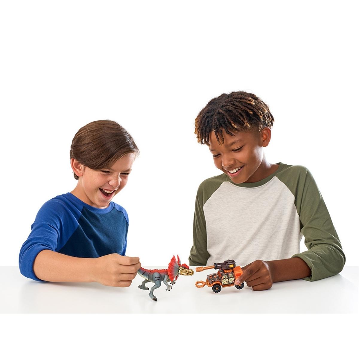 Dino Strike 5 Surprise Xalingo 5 Peças para Montar e 1 Guia de Colecionador +3 anos - 54032