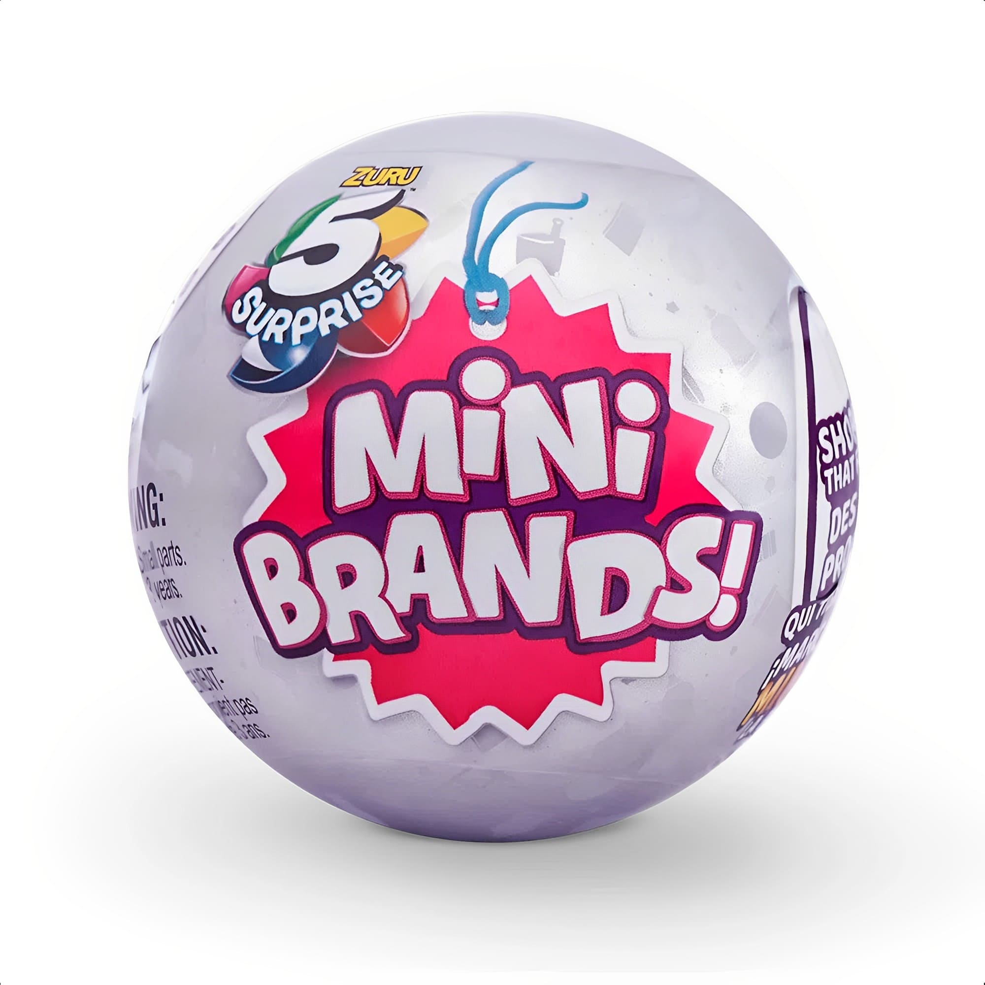 Brinquedo 5 Surprise Mini Brands Bolinha Surpresa Infantil +3 Anos Miniaturas Colecionáveis Xalingo - 54076