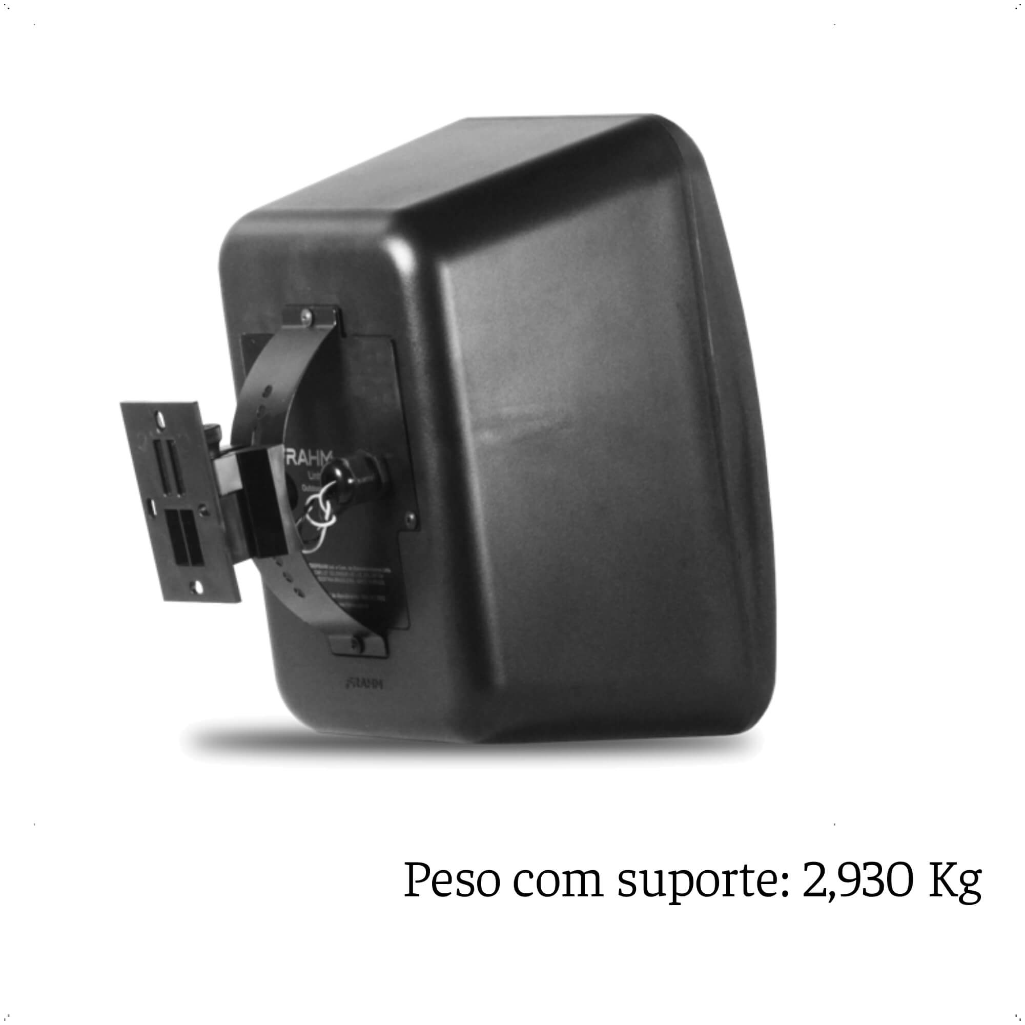 Par de Caixas de Som Outdoor Com Trafo Frahm Passiva 140W RMS HS 6 Polegadas 8 Ohms - 32068