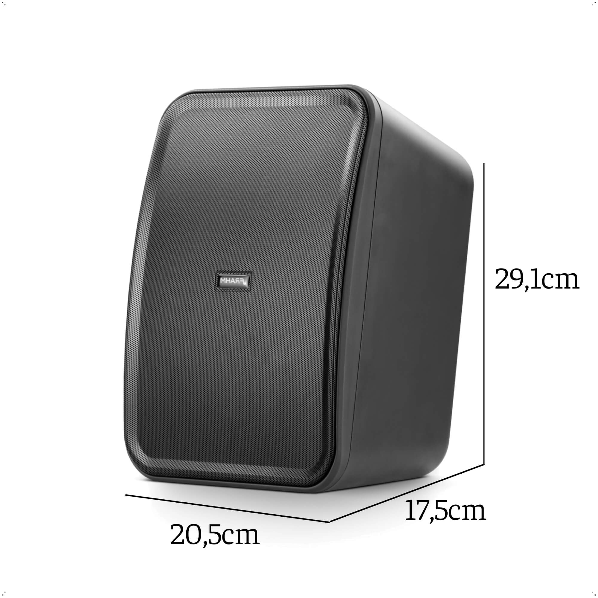 Par de Caixas de Som Outdoor Com Trafo Frahm Passiva 140W RMS HS 6 Polegadas 8 Ohms - 32068
