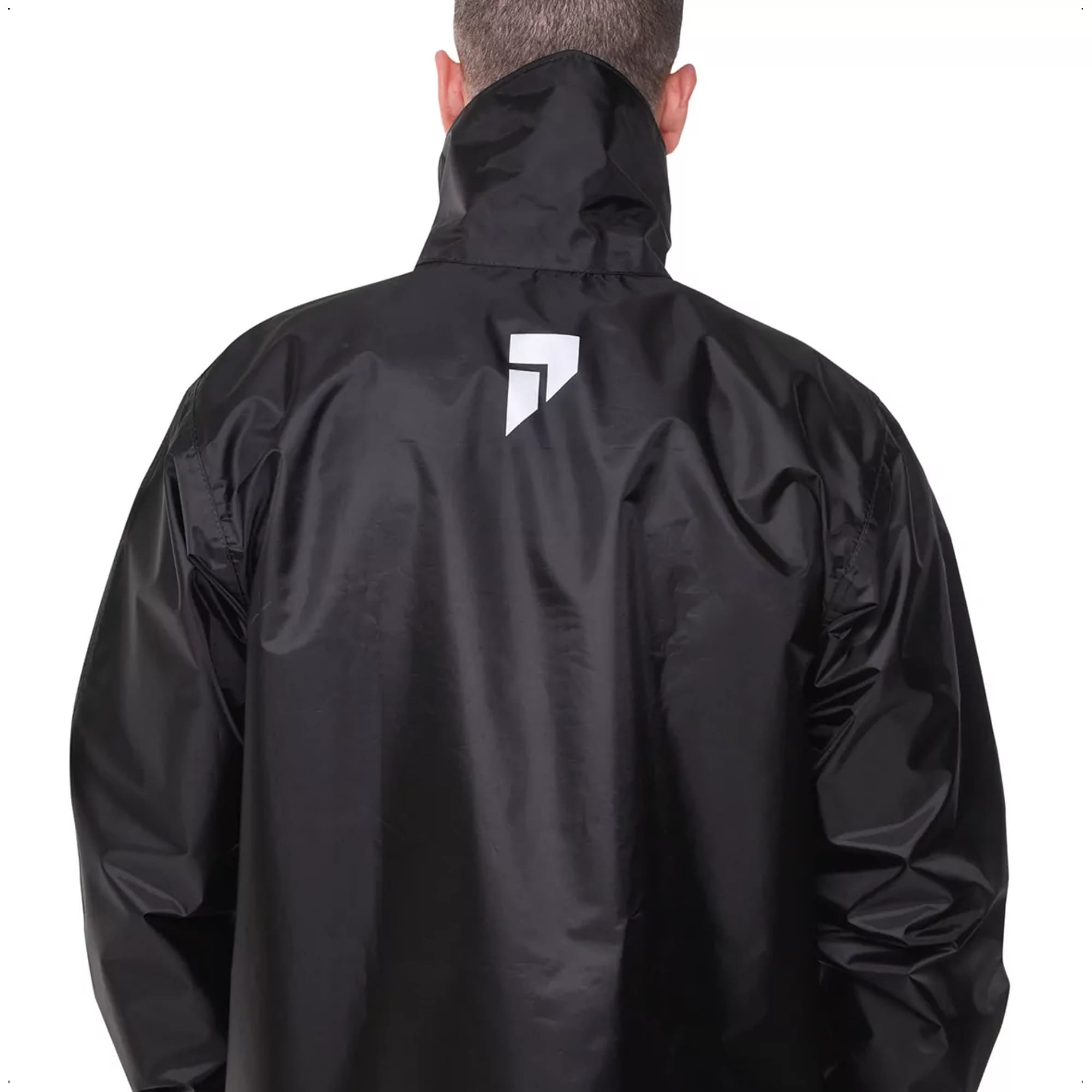 Conjunto Capa de Chuva Masculino Tamanho GG Impermeável Moto Nylon 0,20mm Pioneira-1801-M-PRE-GG