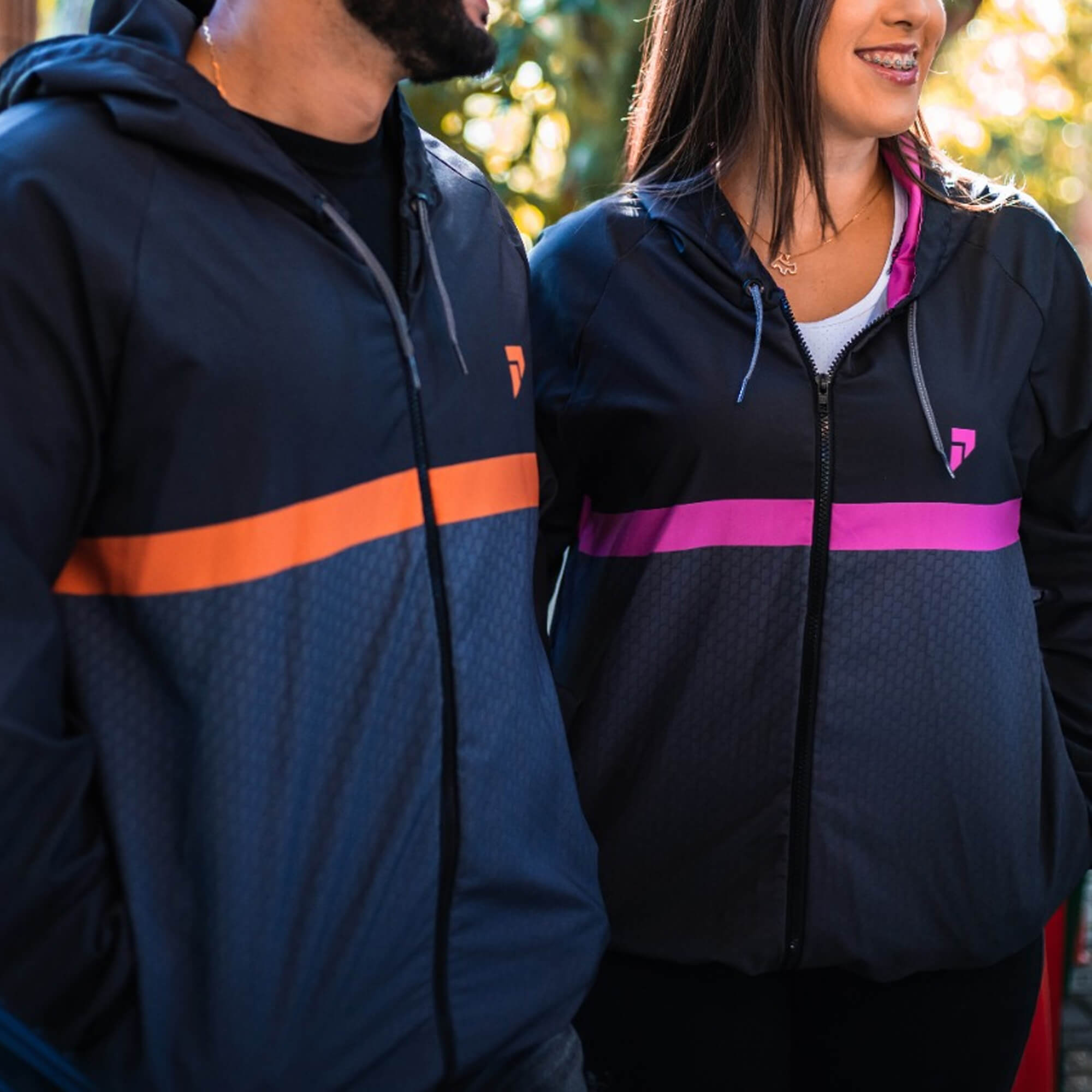 Corta Vento Casual Rosa Tamanho GG Proteção Solar Esportiva Cordão Refletivo Pioneira - 9501-GG