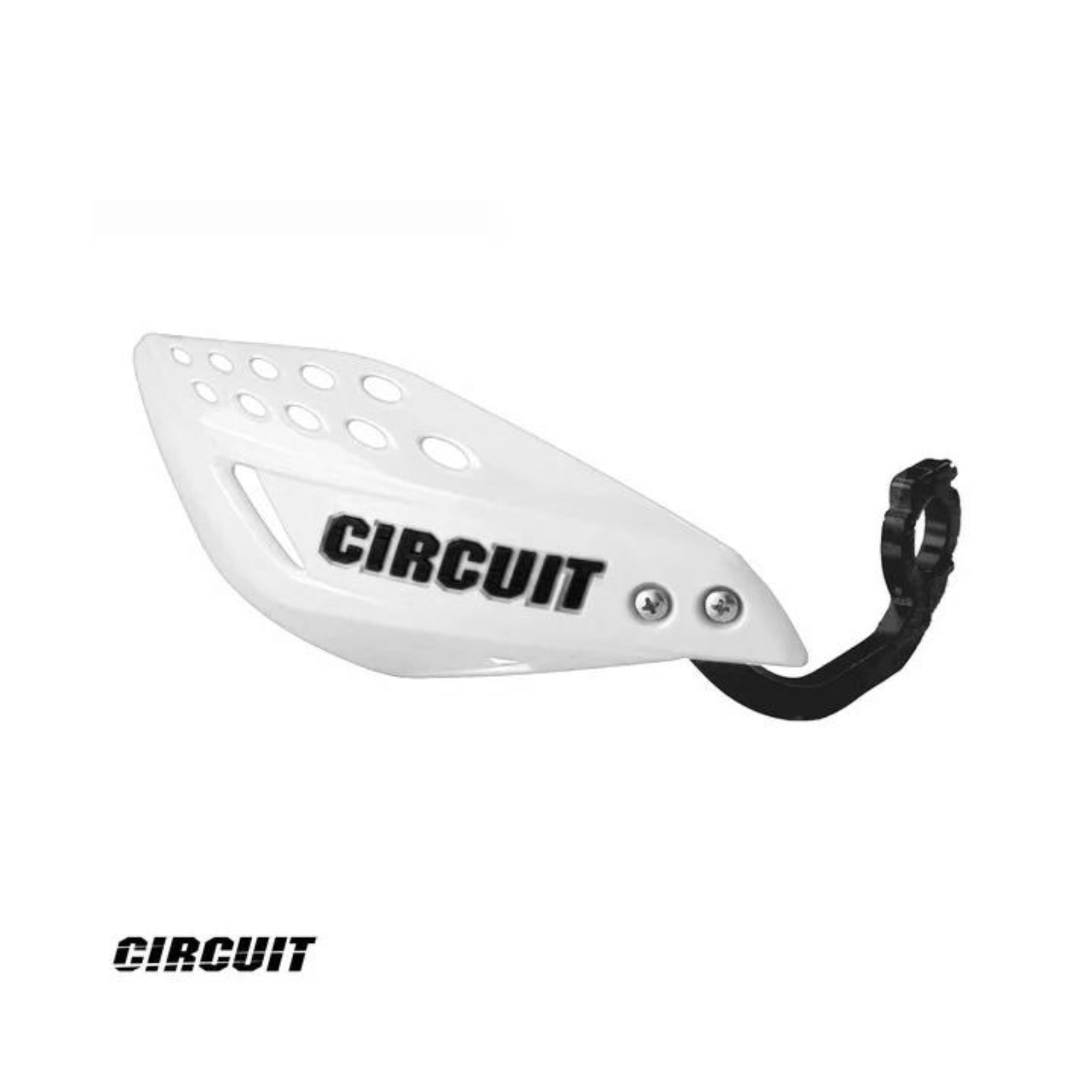Kit Protetor de mão Off Road/Super Motard universal Vector Branco/Preto Circuit - PM061-221