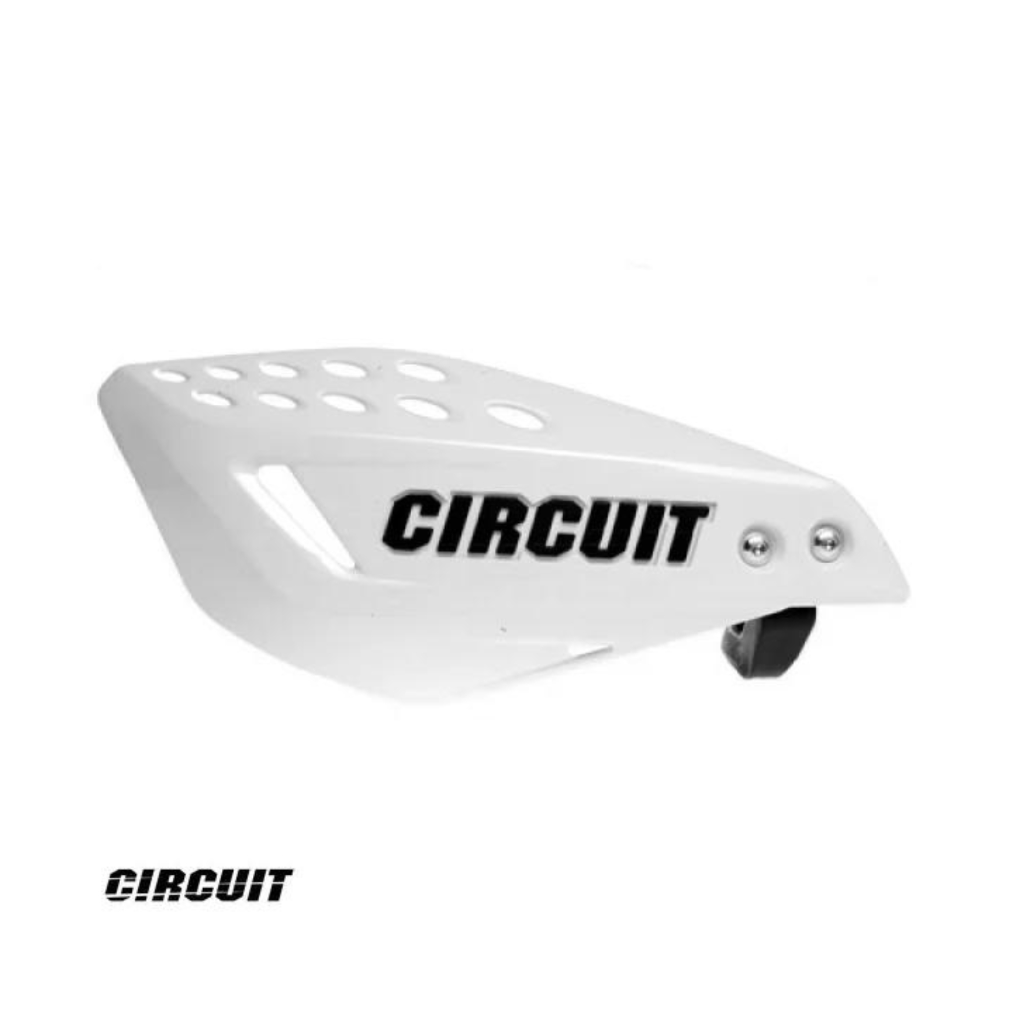 Kit Protetor de mão Off Road/Super Motard universal Vector Branco/Preto Circuit - PM061-221