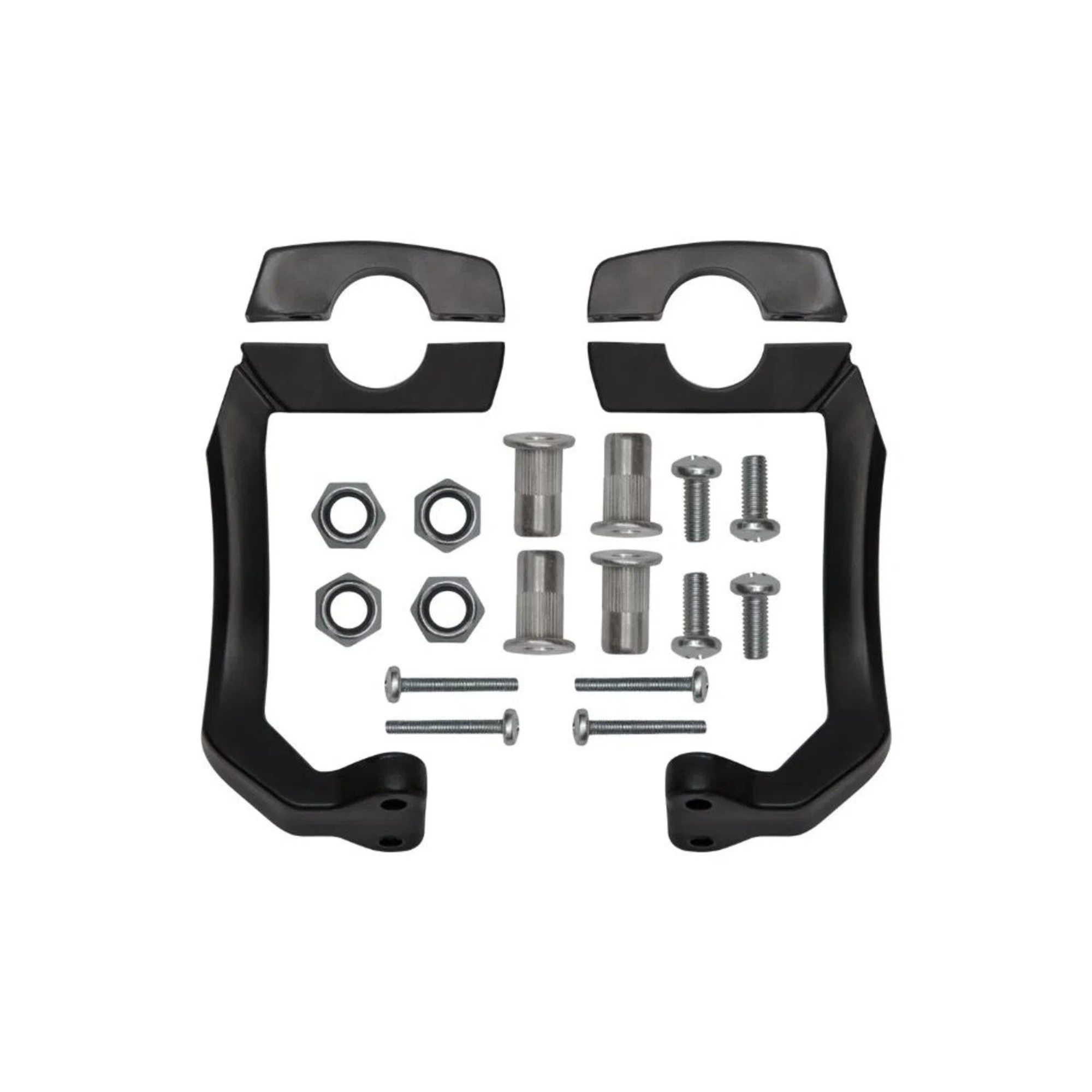Kit Protetor de mão Off Road/Super Motard universal Vector Branco/Preto Circuit - PM061-221