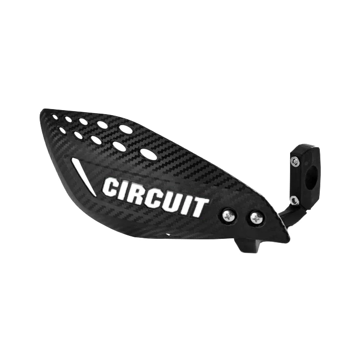 Kit Protetor de mão Off Road/Super Motard universal Vector Carbon/Branco Circuit - PM061-2D2