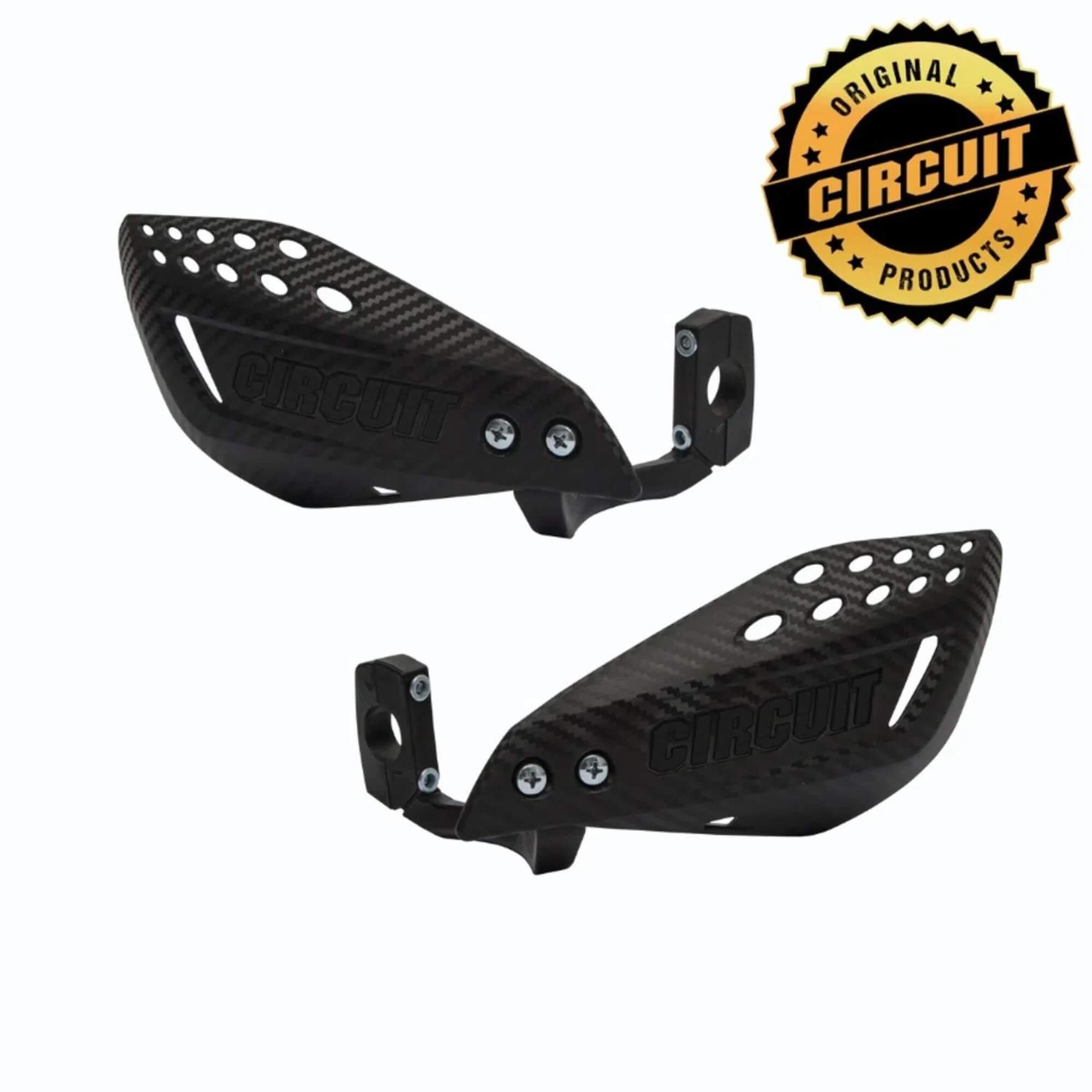 Kit Protetor de mão Off Road/Super Motard universal Vector Carbon/Preto Circuit - PM061-2D1
