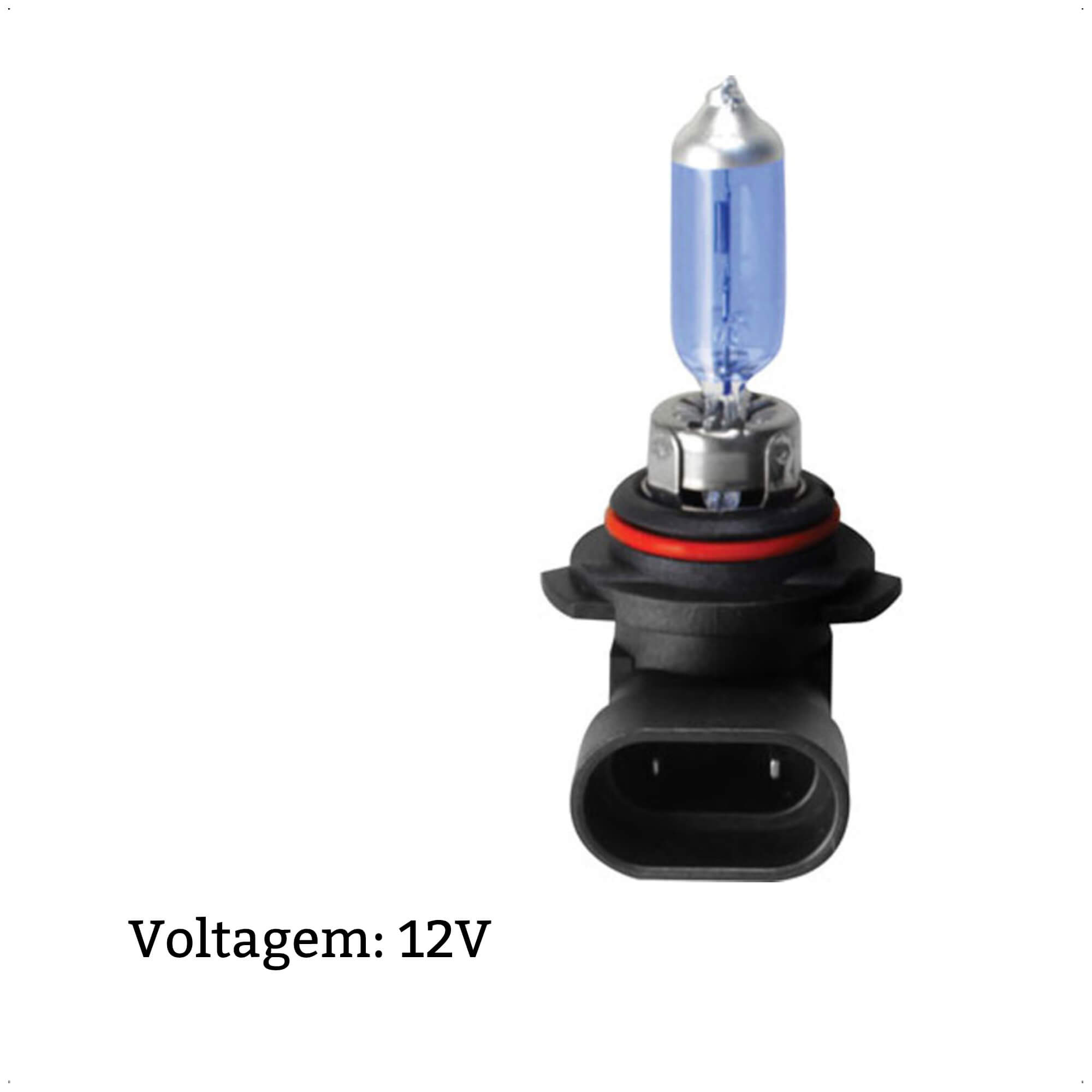 Lâmpada Halógena Super Branca Auto HB4 4300K 12V 55W P22D 1650 Lumens Shocklight-SL-129006SBP