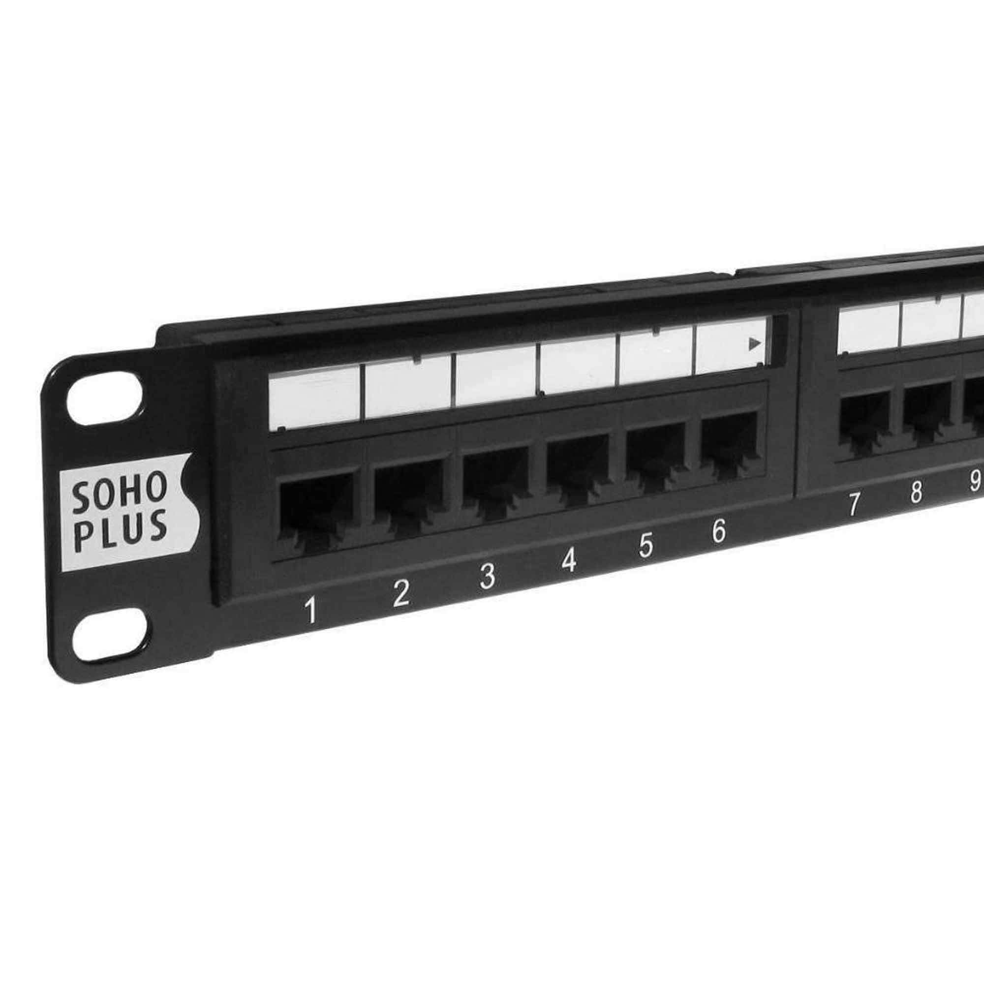 Patch Panel 24 Portas CAT-5-e - T568A/B  Furukawa SohoPlus