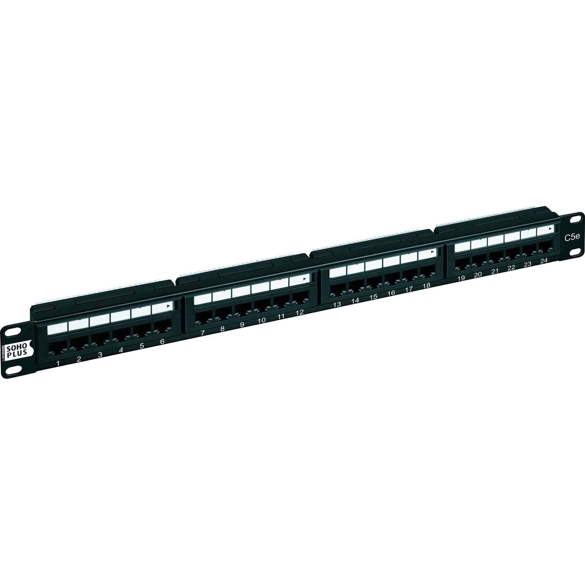 Patch Panel 24 Portas CAT-5-e - T568A/B  Furukawa SohoPlus