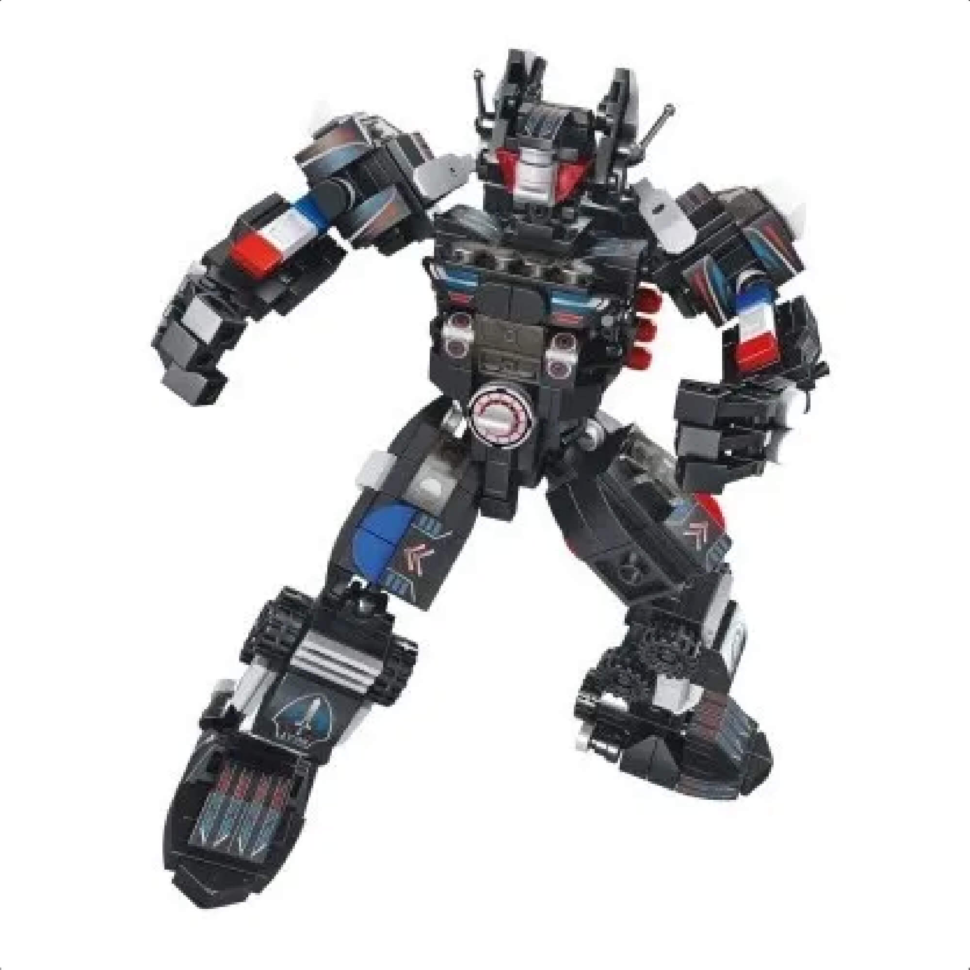Brinquedo de Montar Cubic 25 em 1 Polícia Swat Robot 600 Peças Acima de 6 Anos Multikids - BR1616