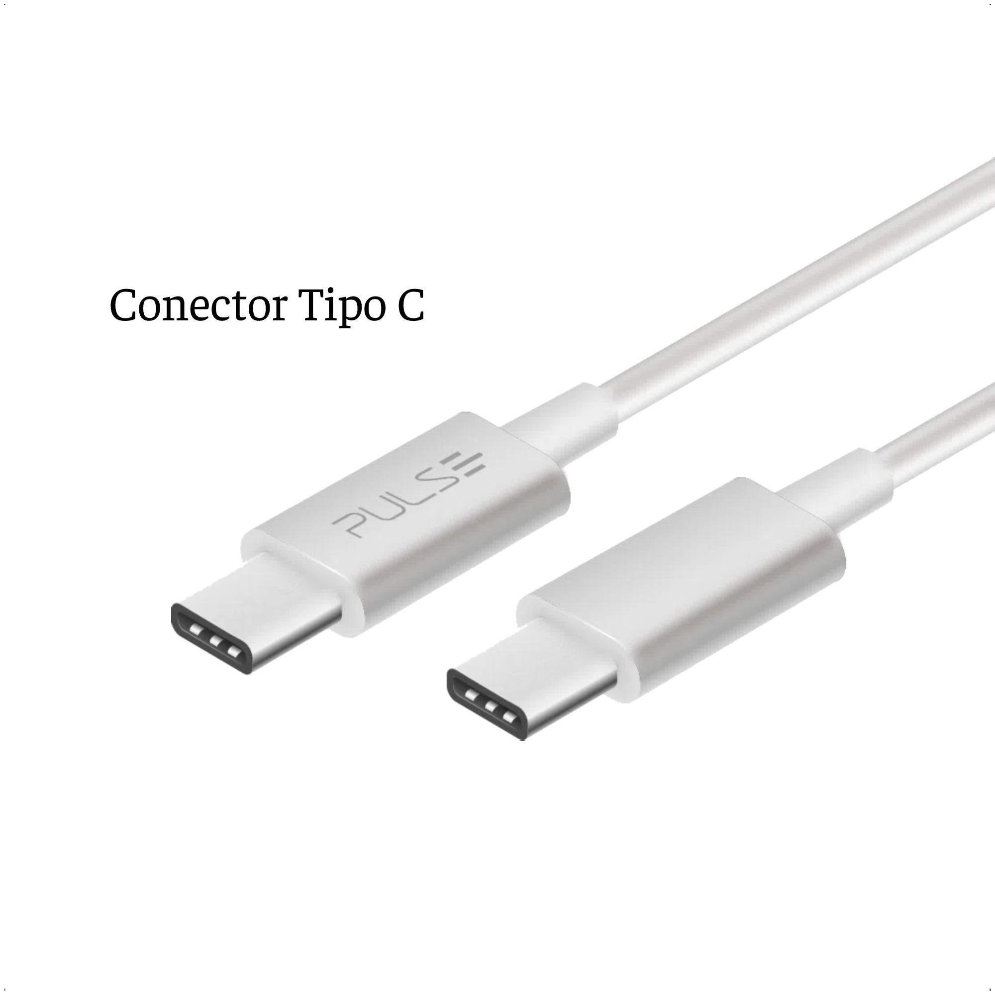 Cabo USB-C 1.2 Metro velocidade de Transmissão 480mpbs Branco Pulse Multilaser - WI426