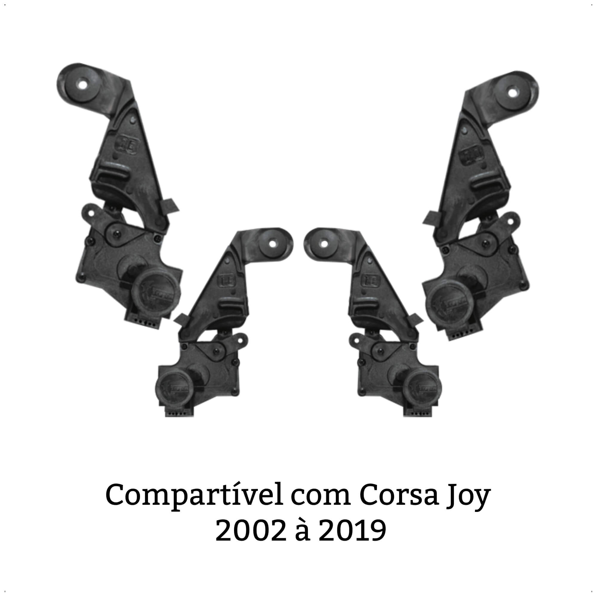 Kit de Trava Elétrica Tragial Novo Corsa 4 Portas GM4 MN - PAKTGMMN002