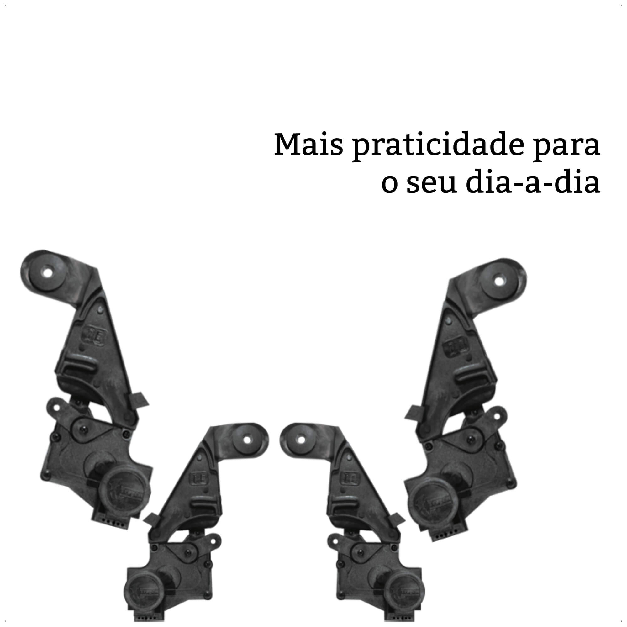 Kit de Trava Elétrica Tragial Novo Corsa 4 Portas GM4 MN - PAKTGMMN002