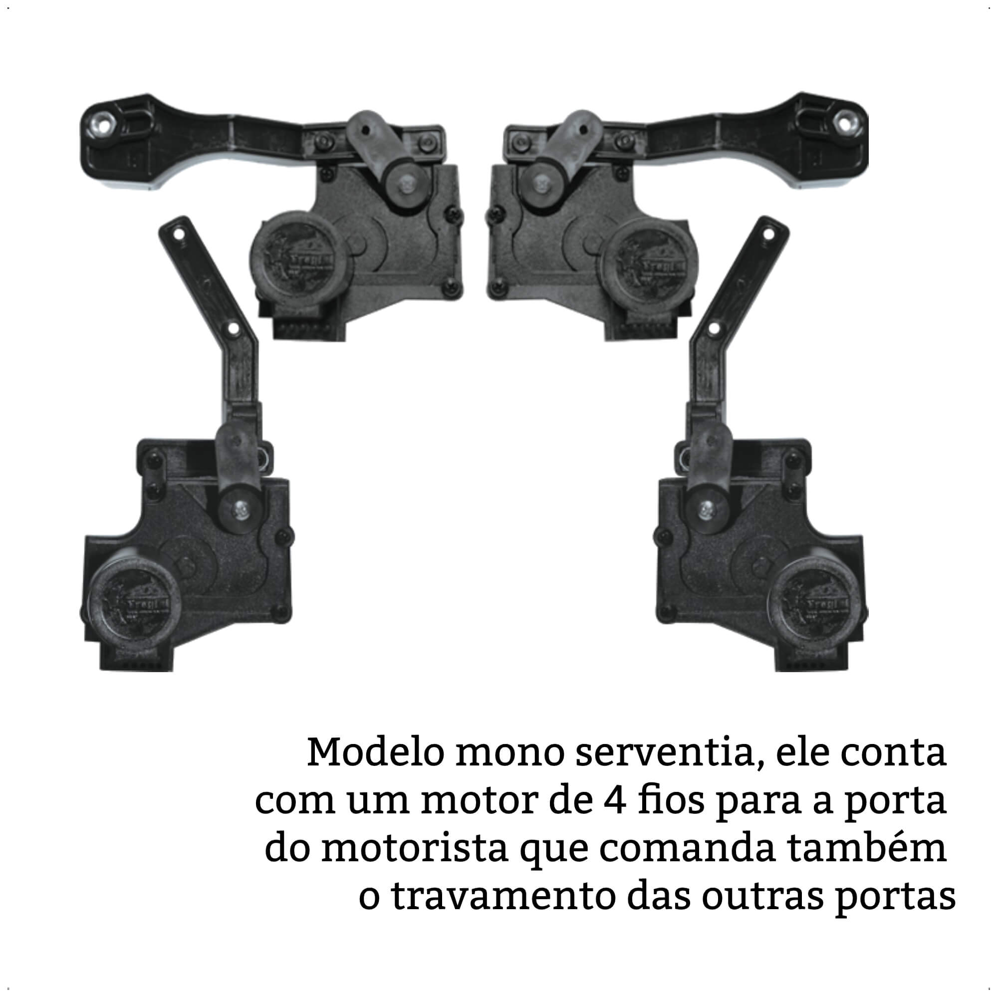 Kit de Trava Elétrica Tragial Agile 4 Portas GMA4 MN - PAKTGMMN008