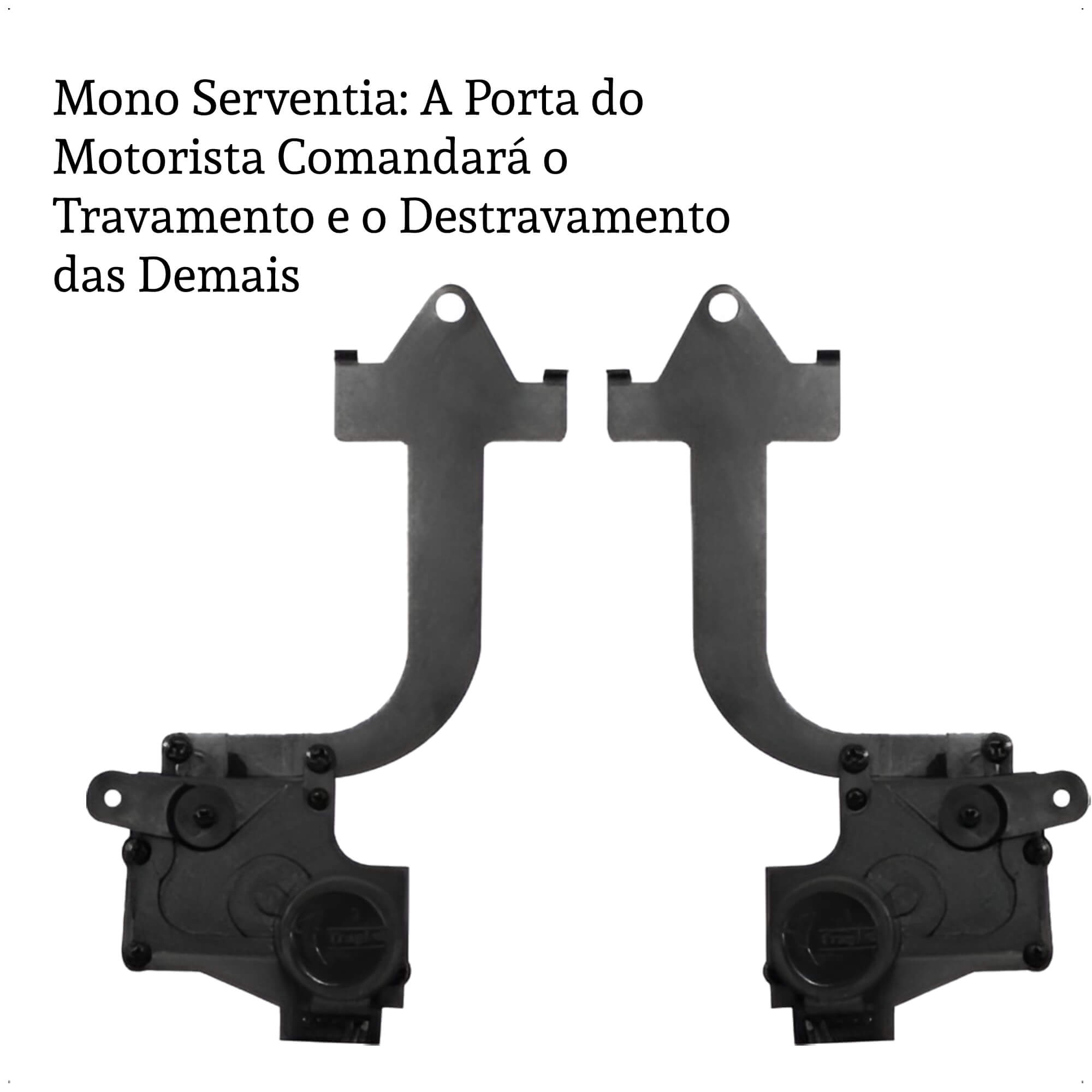 Kit de Trava Elétrica Tragial Hoggar 2 Portas PG2 MN - PAKTPGMN001