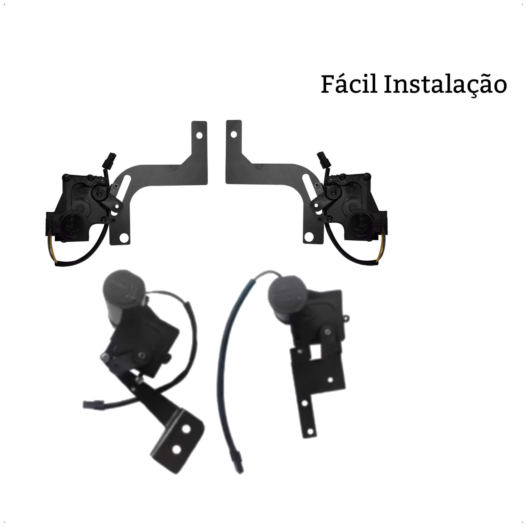 Kit de Trava Elétrica Master 2014+  4 Portas Dianteiras, Lateral Traseira TRM4 MN - PAKTRNMN007