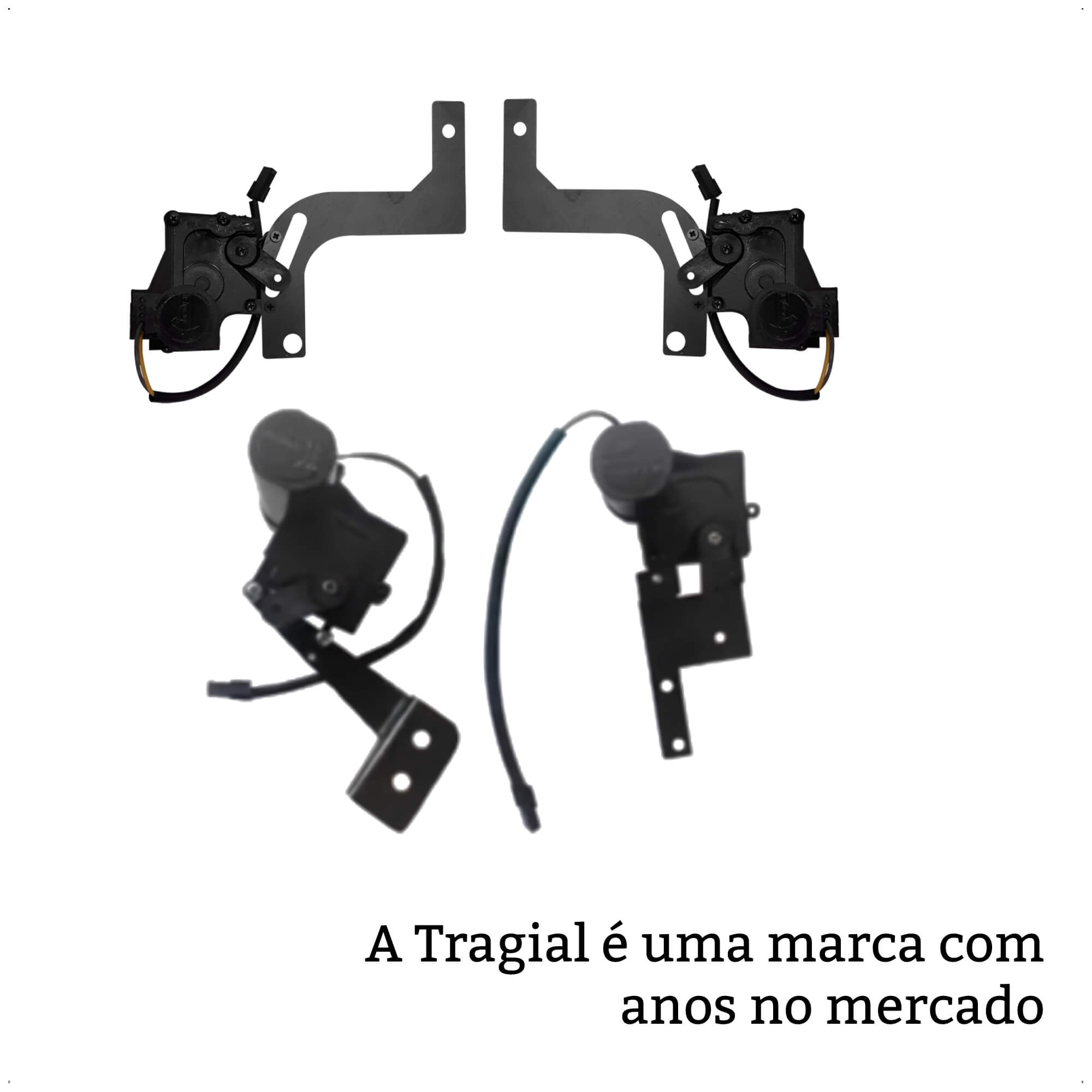 Kit de Trava Elétrica Master 2014+  4 Portas Dianteiras, Lateral Traseira TRM4 MN - PAKTRNMN007