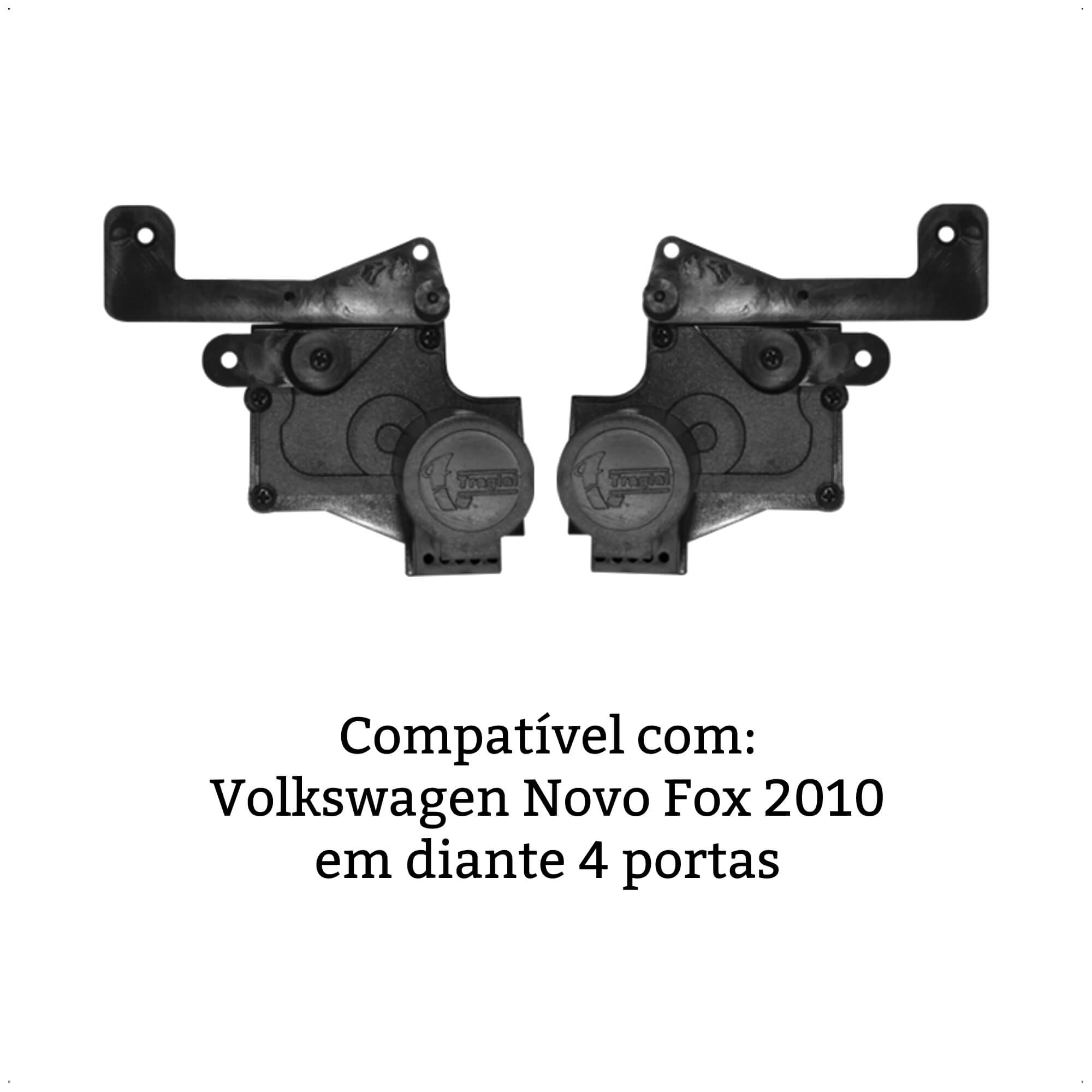 Kit de Trava Elétrica Tragial Novo Fox 2010+ C/ Trava e Destrava Original TW2F MN TDO-PAKTVWMN018
