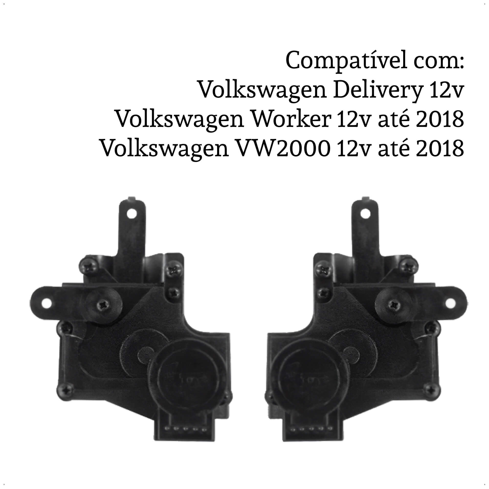 Kit Trava Elétrica TW2W 12V MN Delivery/Worker/VW2000 Até 2018 Farol Redondo 2 Portas-PAKTVWMN021