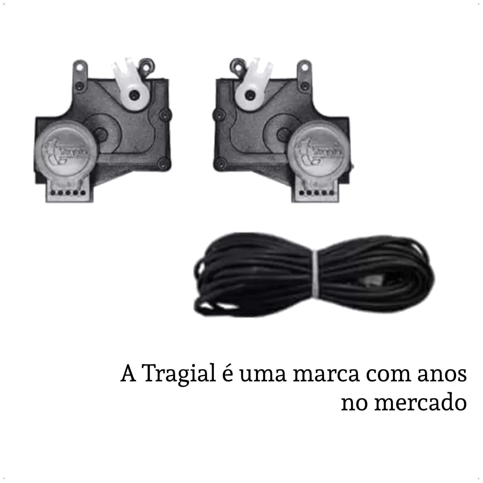 Kit Trava Elétrica Tragial TW2DW 24V/MN-Delivery/(Farol Quadrado)/Worker/VW2000 2019+ PAKTVWMN032