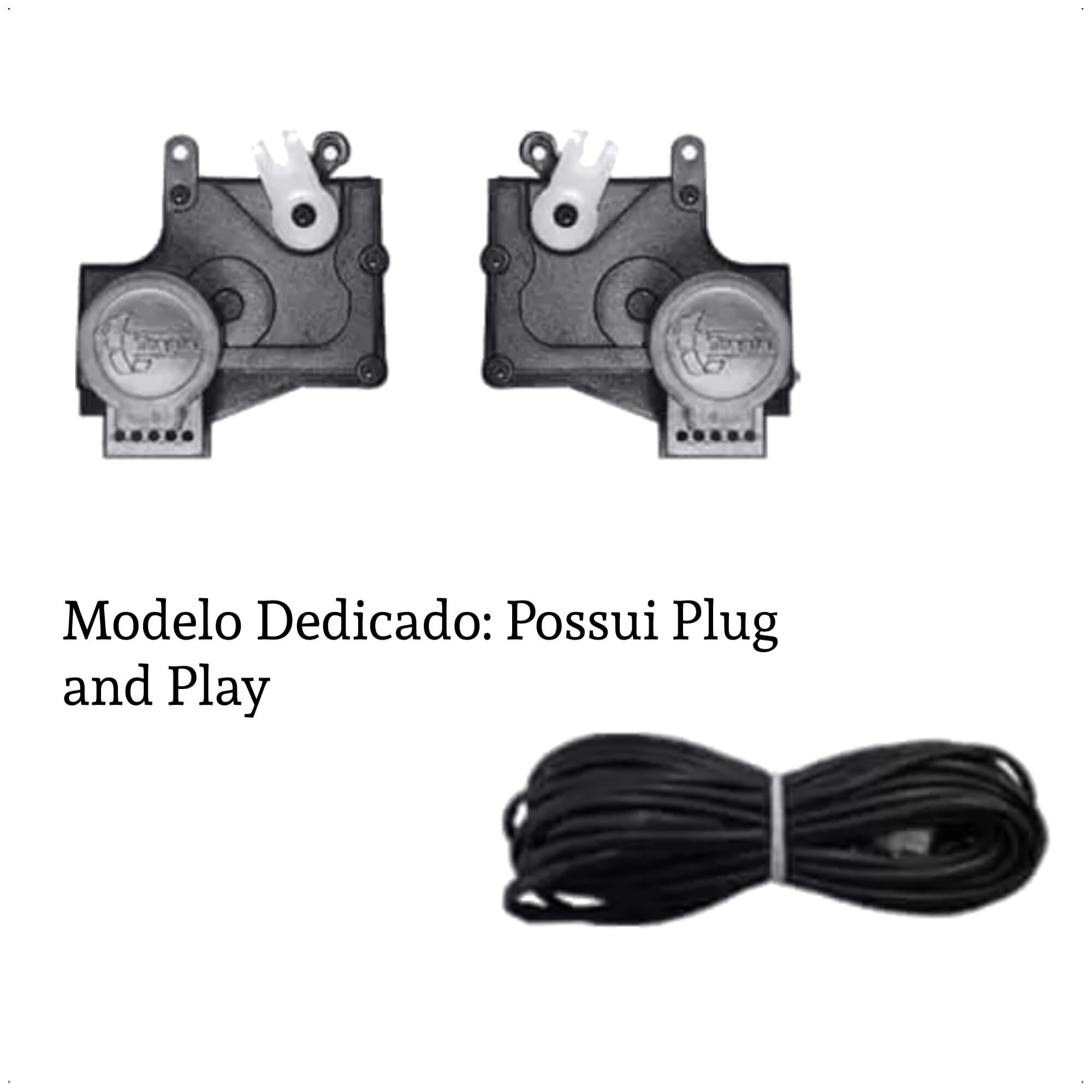 Kit Trava Elétrica Tragial TW2DW 24V/MN-Delivery/(Farol Quadrado)/Worker/VW2000 2019+ PAKTVWMN032
