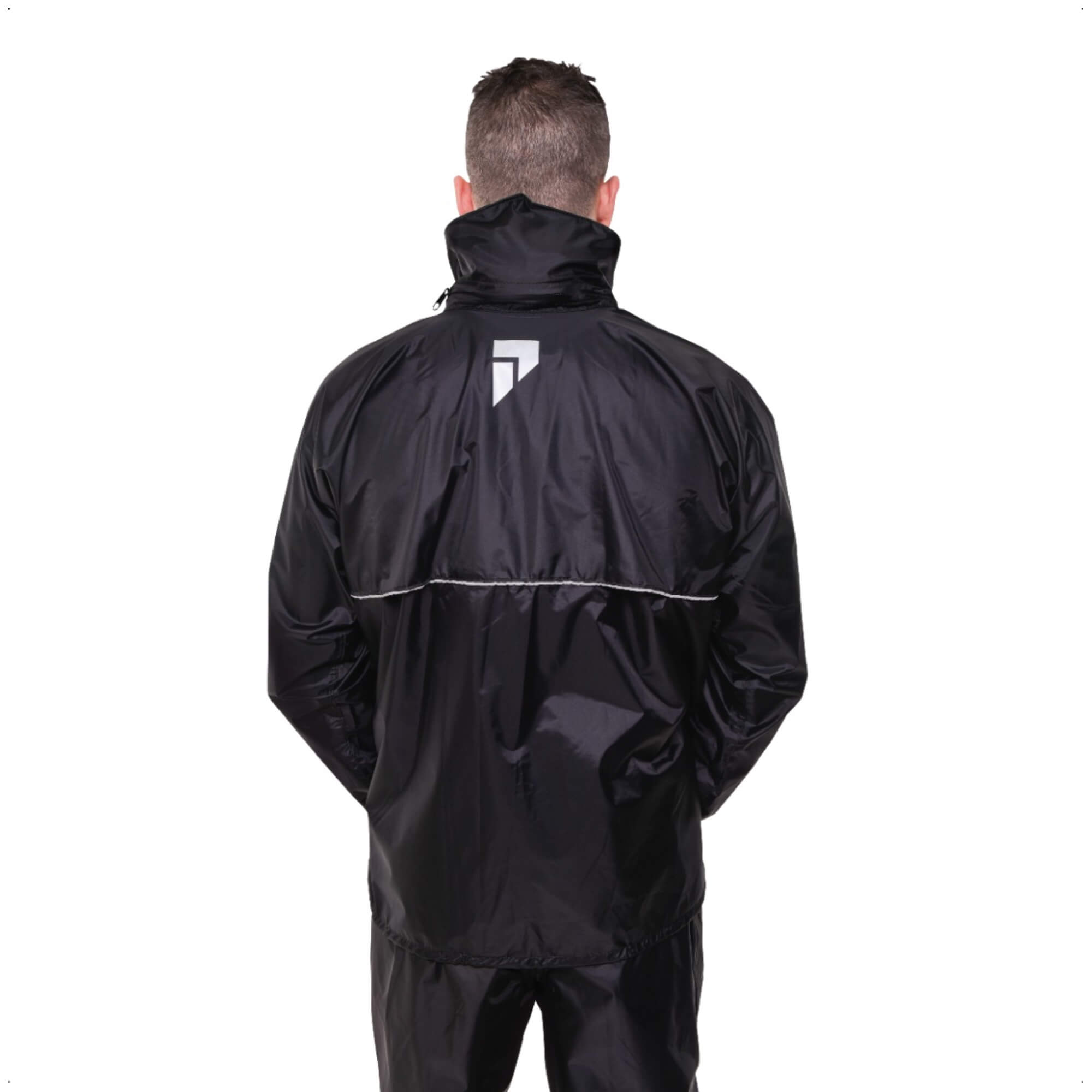 Conjunto Capa de Chuva Masculino Tam GG Impermeável Moto Nylon 0,20mm Pioneira -1101-M-PRE-GG