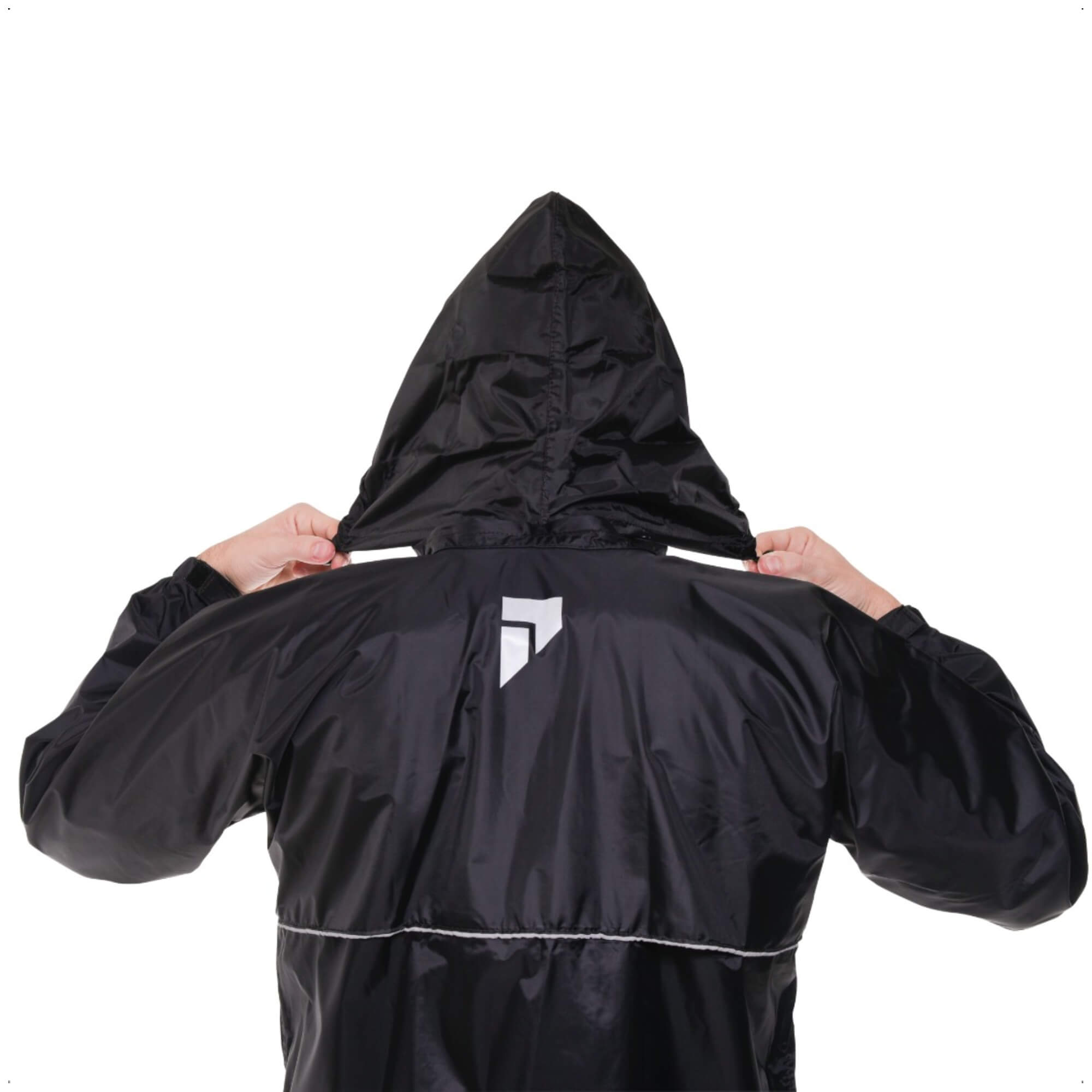 Conjunto Capa de Chuva Masculino Tam GG Impermeável Moto Nylon 0,20mm Pioneira -1101-M-PRE-GG